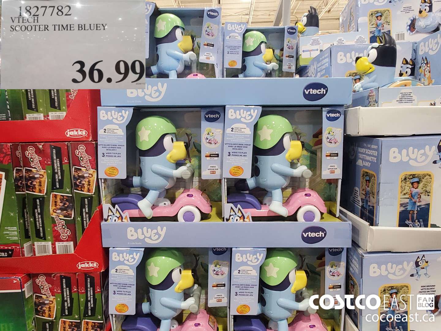 1827782 VTECH SCOOTER TIME BLUEY  $36.99