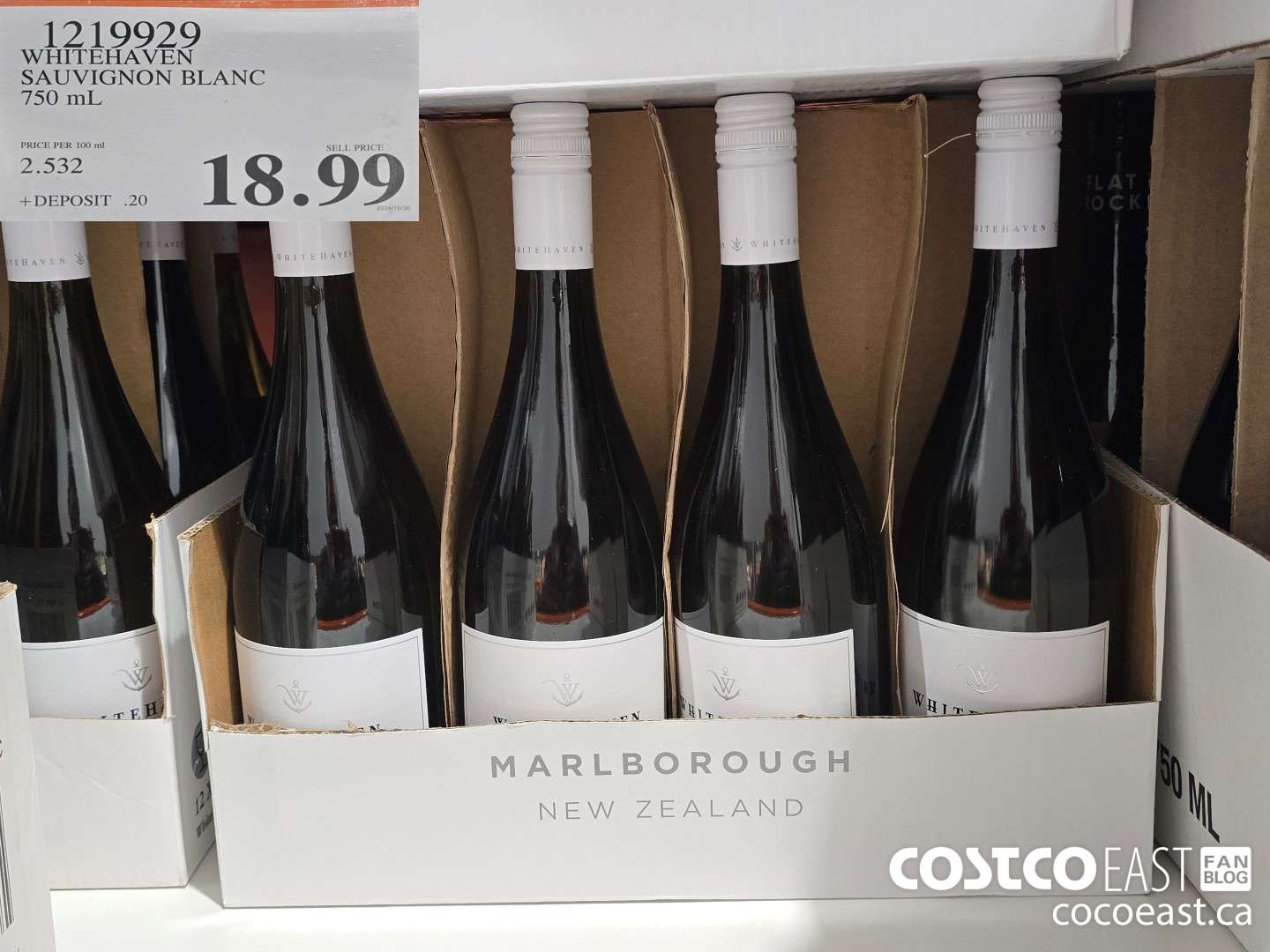 1219929 WHITEHAVEN SAUVIGNON BLANC 750 mL $18.99