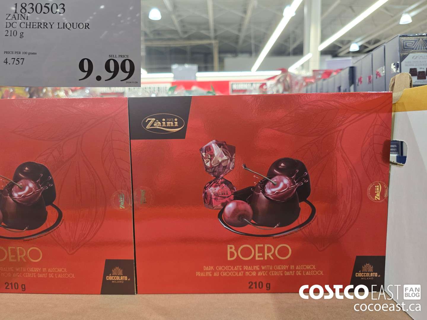 1830503 ZAINI DC CHERRY LIQUOR 210 g $9.99