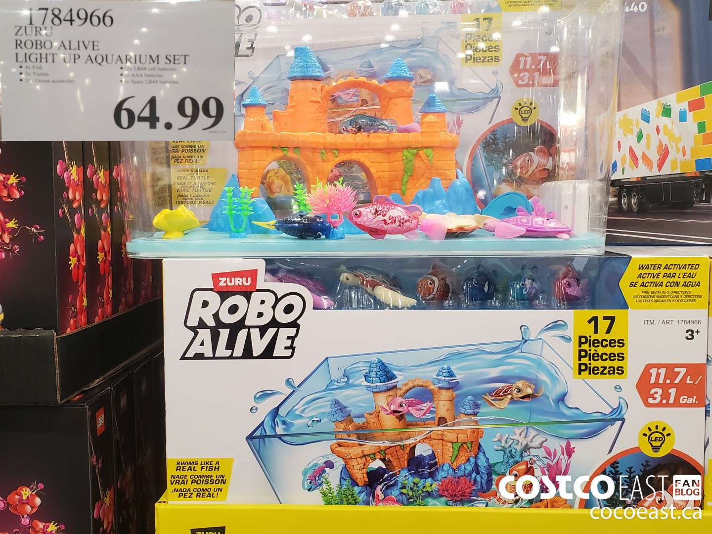 1784966 ZURU ROBO ALIVE LIGHT UP AQUARIUM SET $64.99