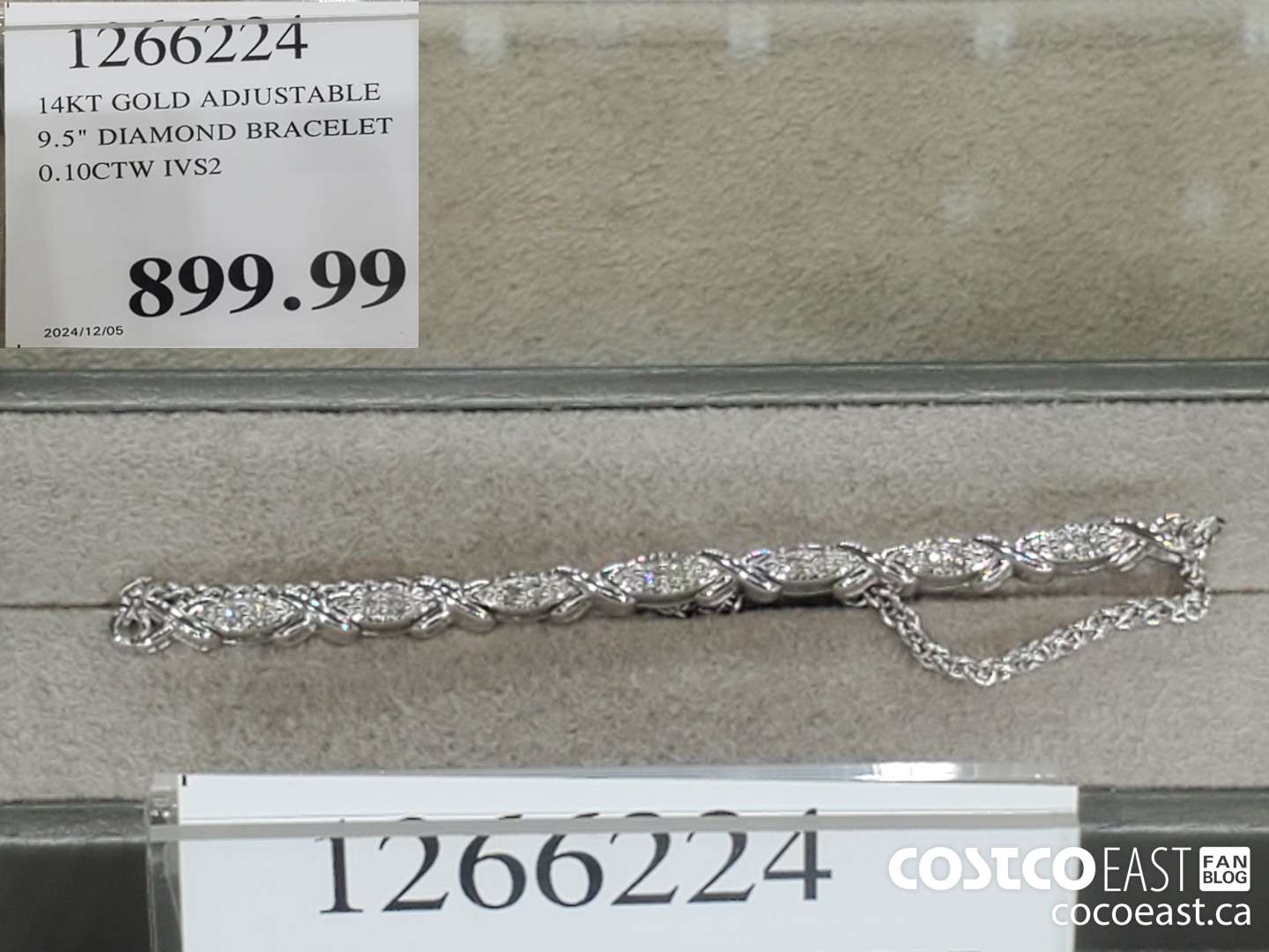 1266224 14KT GOLD ADJUSTABLE 9.5