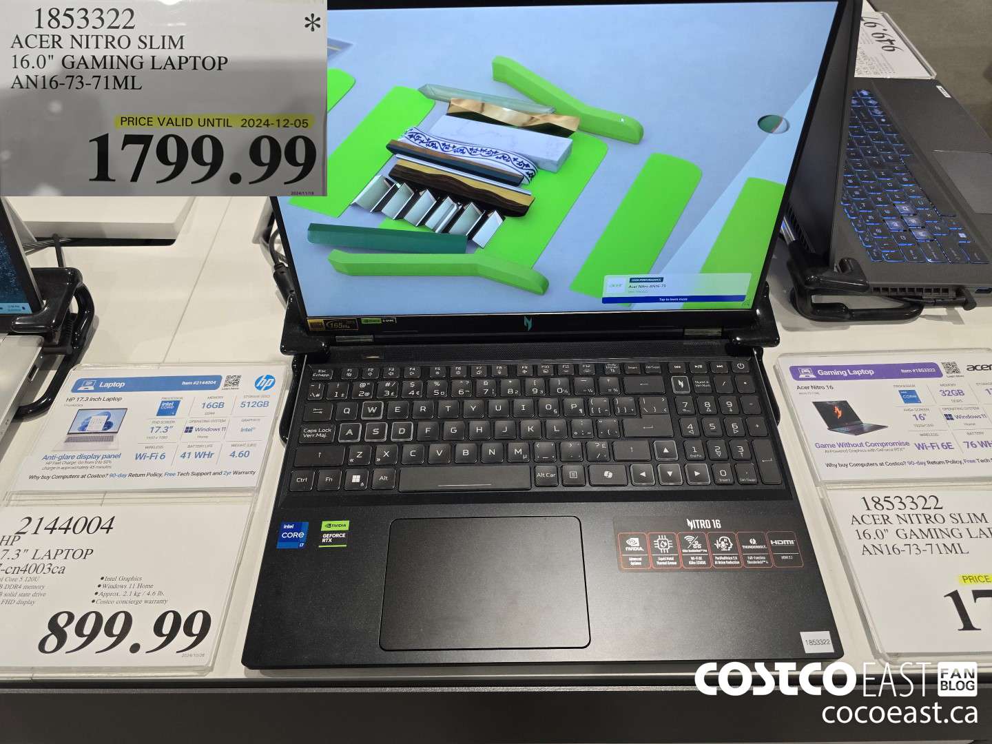 1853322 ACER NITRO SLIM 16.0