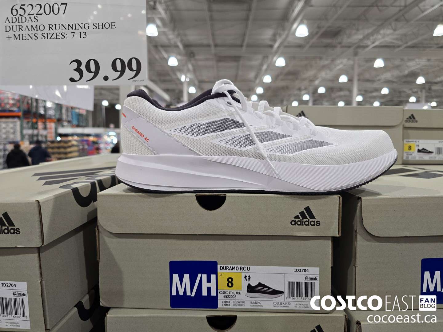 6522007 ADIDAS DURAMO RUNNING SHOE +MENS SIZES: 7-13 $39.99
