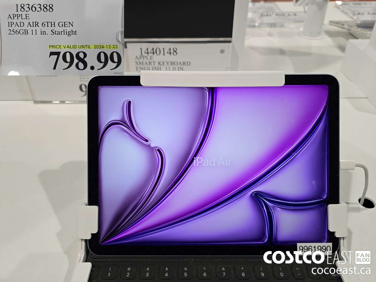 1836388 APPLE IPAD AIR 6TH GEN 256G $798.99