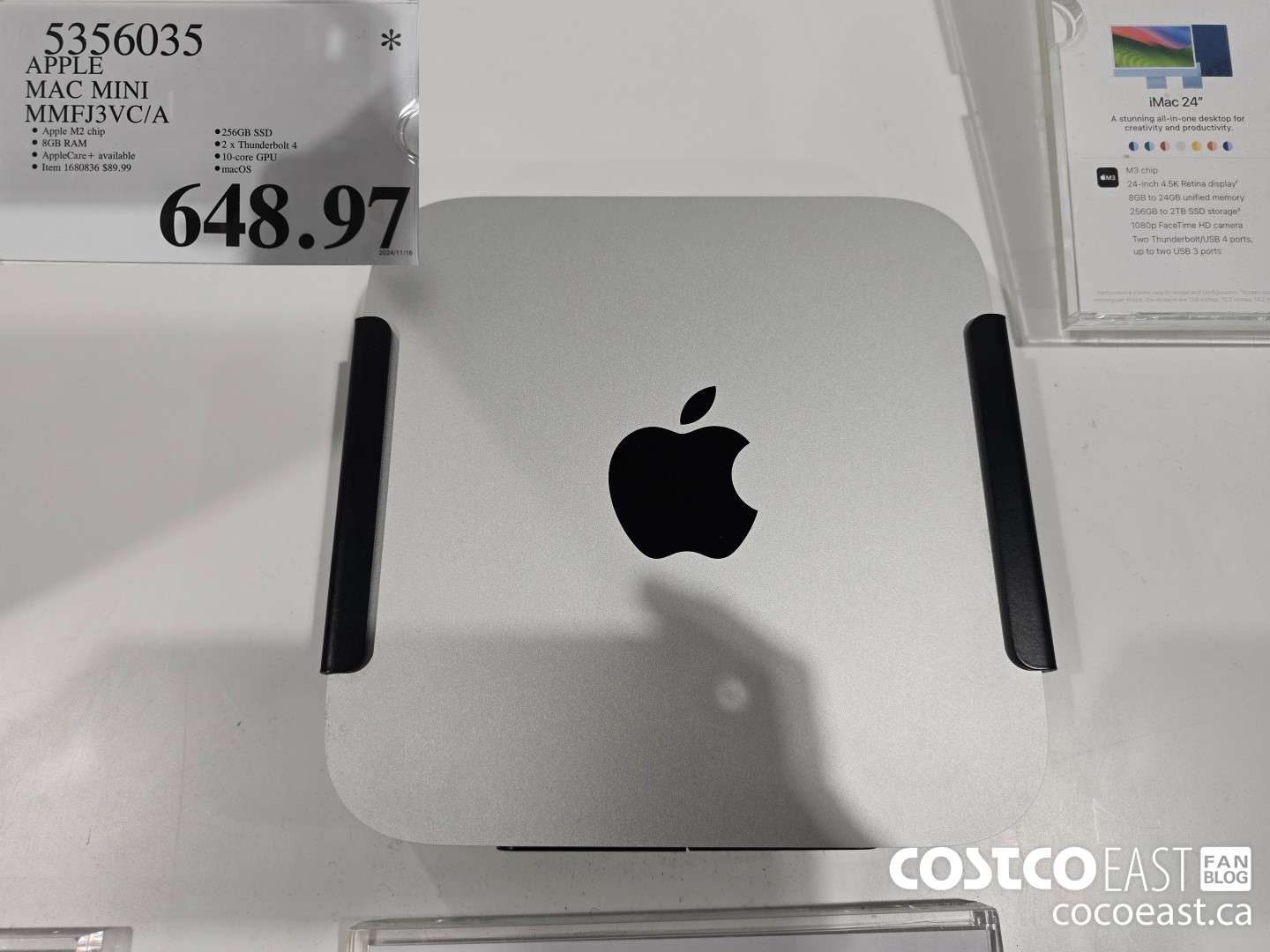 5356035 APPLE MAC MINI MMFI3VC/A $648.97