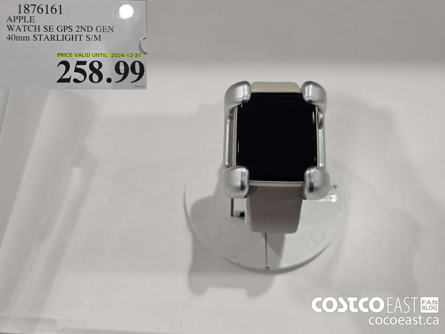 1876161 APPLE WATCH SE GPS 2ND GEN 40mm STARLIGHT S/M $258.99