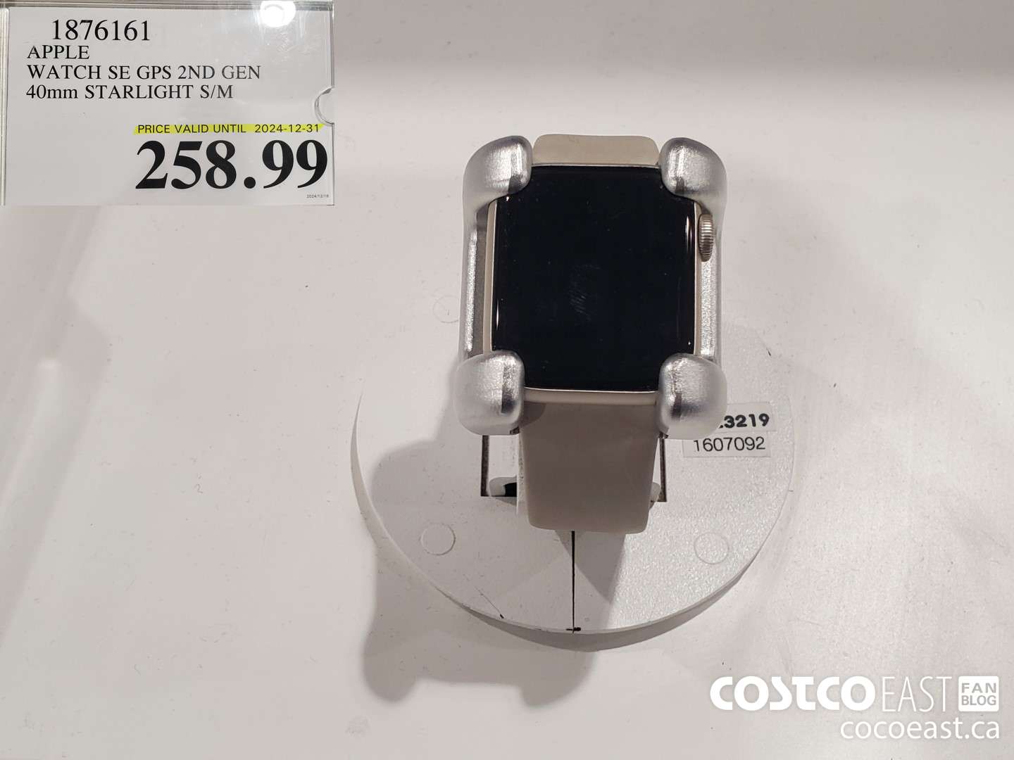 1876161 APPLE WATCH SE GPS 2ND GEN 40mm STARLIGHT S/M $258.99