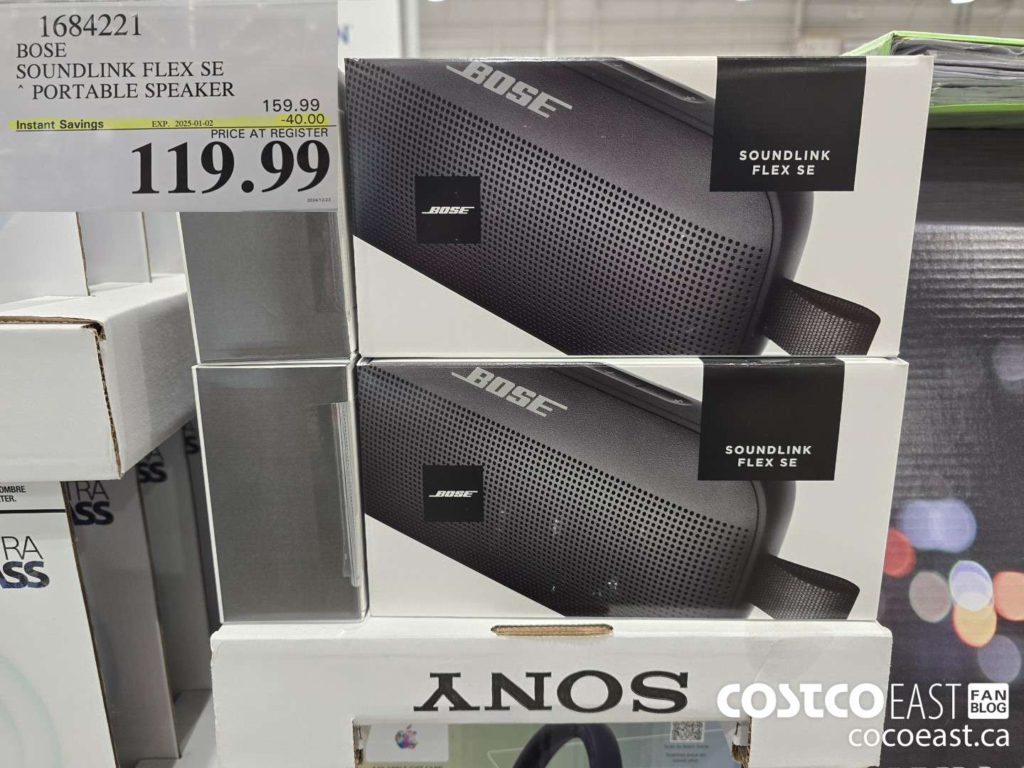 1684221 BOSE SOUNDLINK FLEX SE PORTABLE SPEAKER ($40.00 INSTANT SAVINGS EXPIRES ON 2025-01-02) $119.99