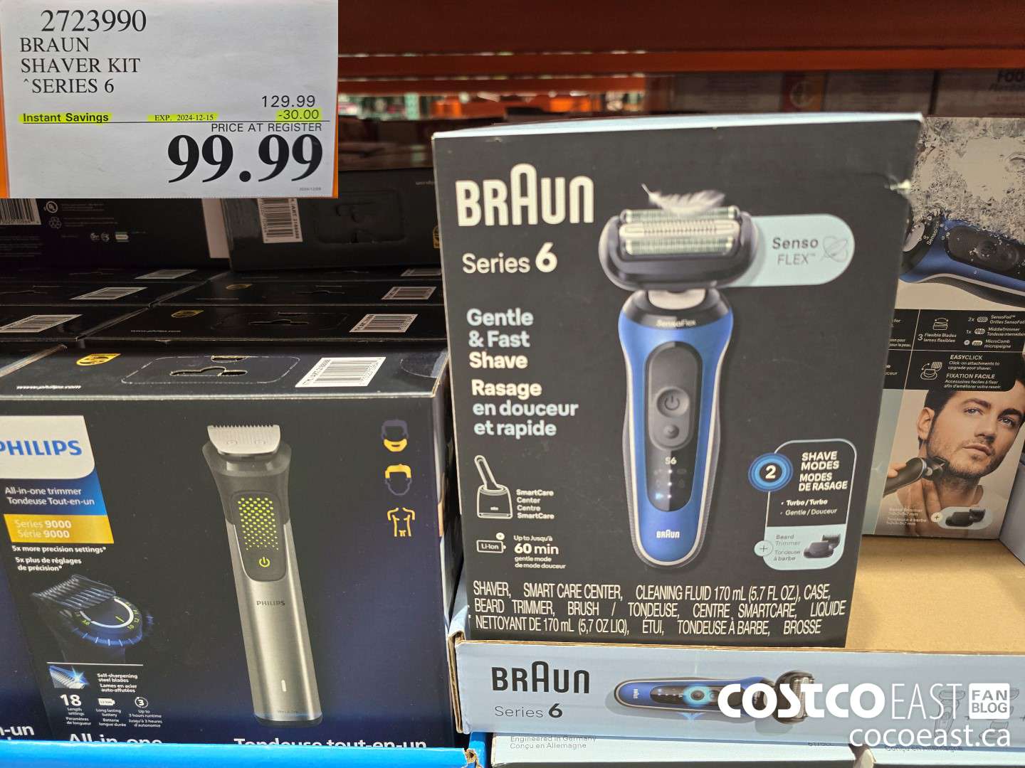 2123990 BRAUN SHAVER KIT SERIES 6 ($30.00 INSTANT SAVINGS EXPIRES ON 2024-12-15) $99.99