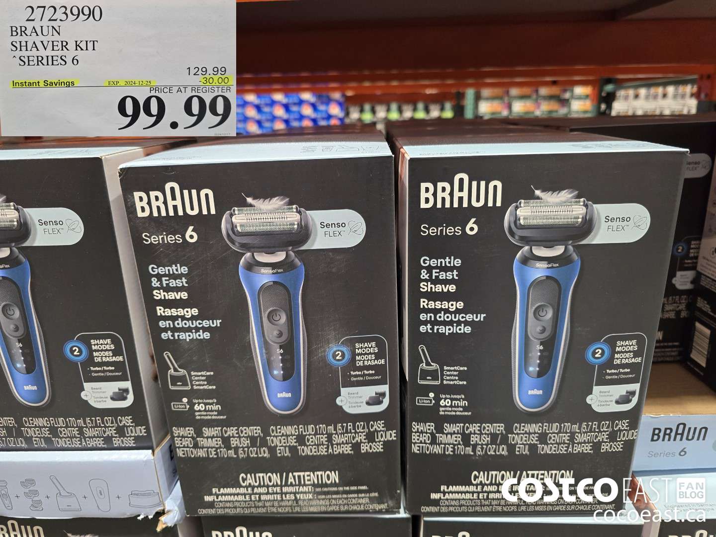 2723990 BRAUN SHAVER KIT SERIES 6 ($30.00 INSTANT SAVINGS EXPIRES ON 2024-12-25) $99.99