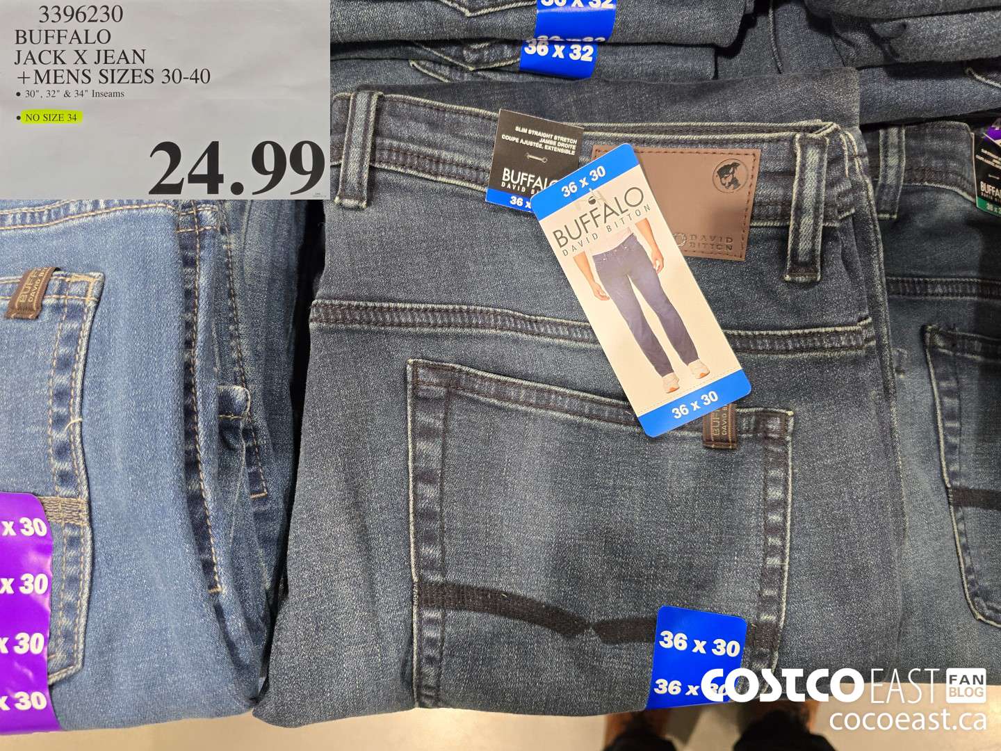 3396230 BUFFALO JACK X JEAN +MENS SIZES 30-40 $24.99