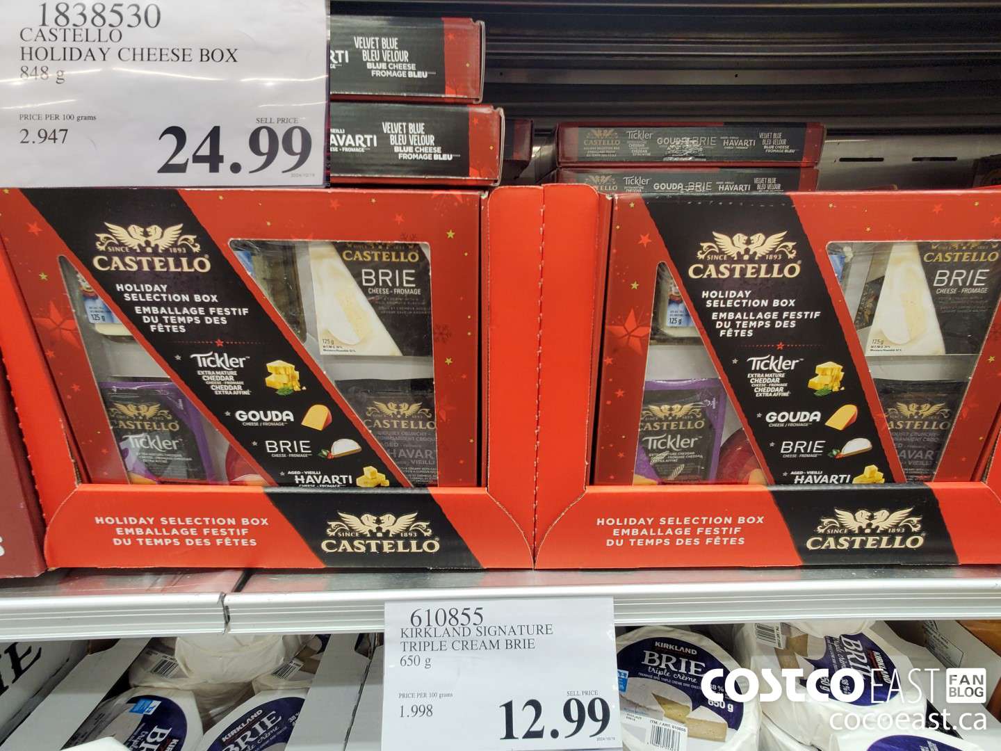 1838530 CASTELLO HOLIDAY CHEESE BOX 848 g $24.99