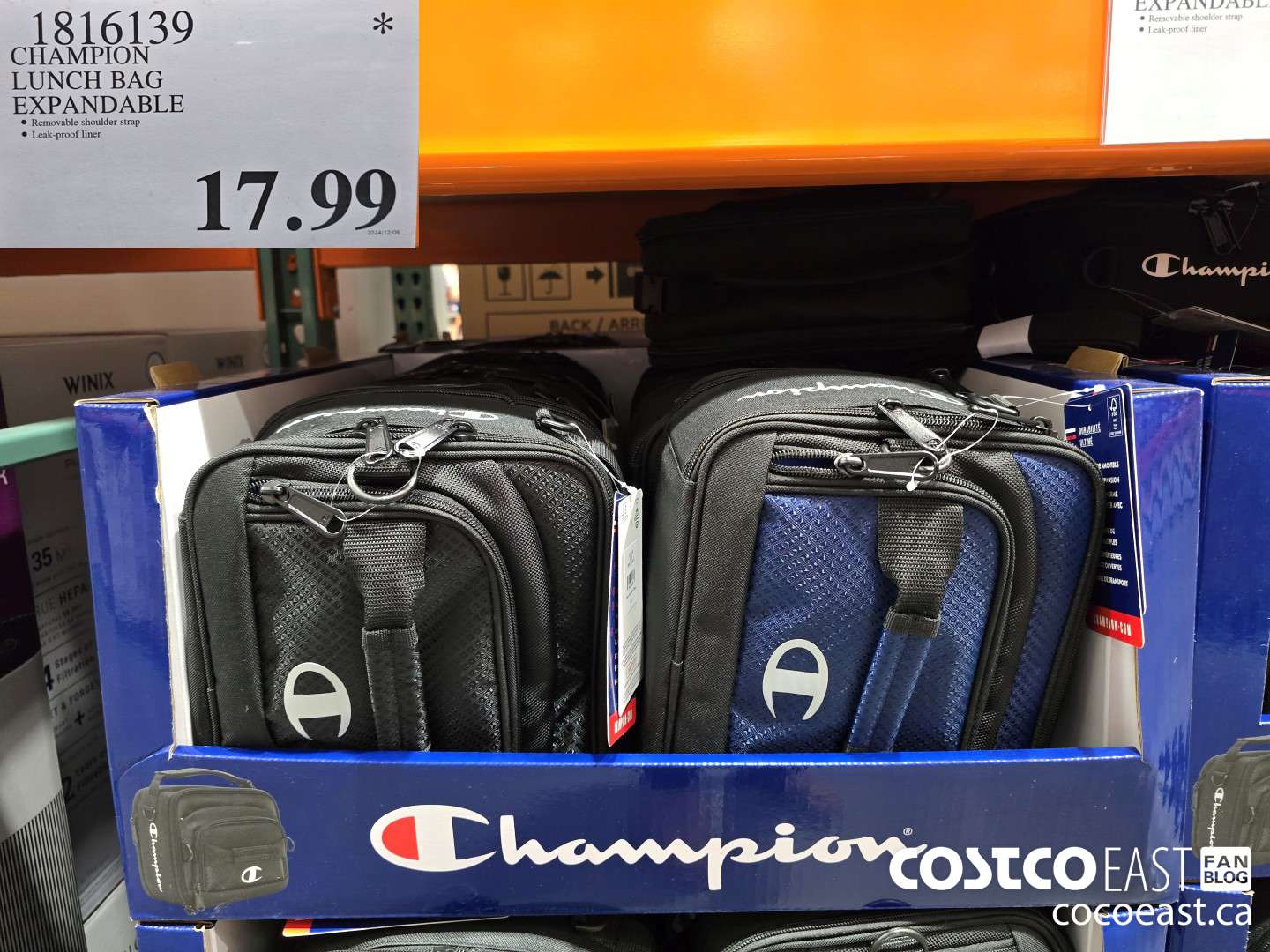 1816139 CHAMPION LUNCH BAG EXPANDABLE $17.99