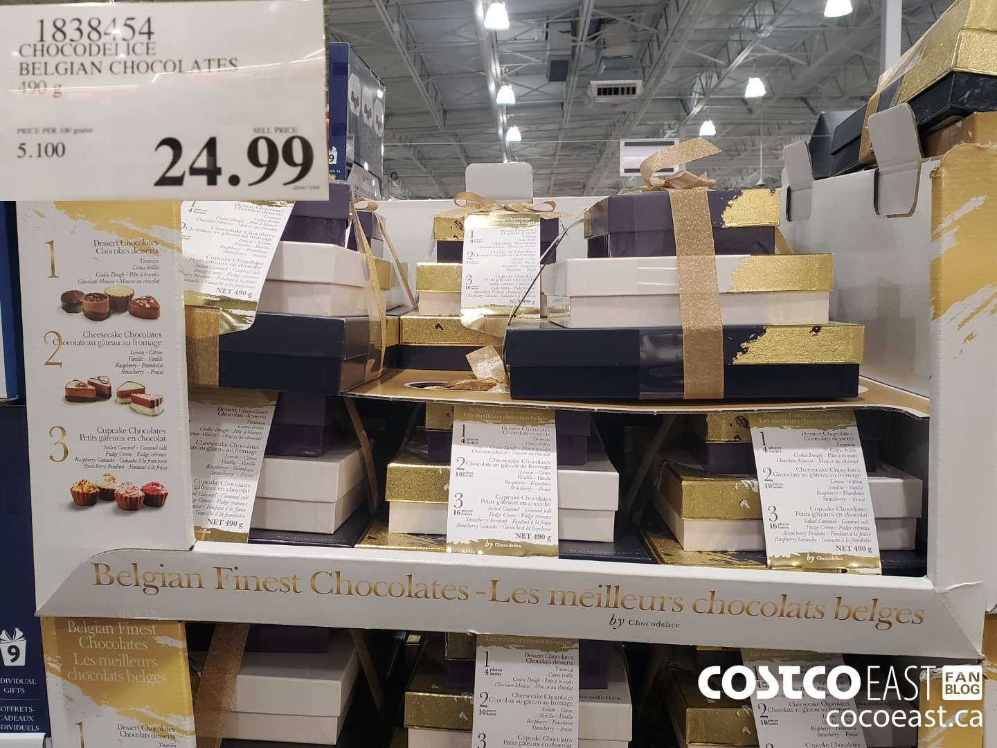 1838454 CHOCODELICE BELGIAN CHOCOLATES 490 g $24.99
