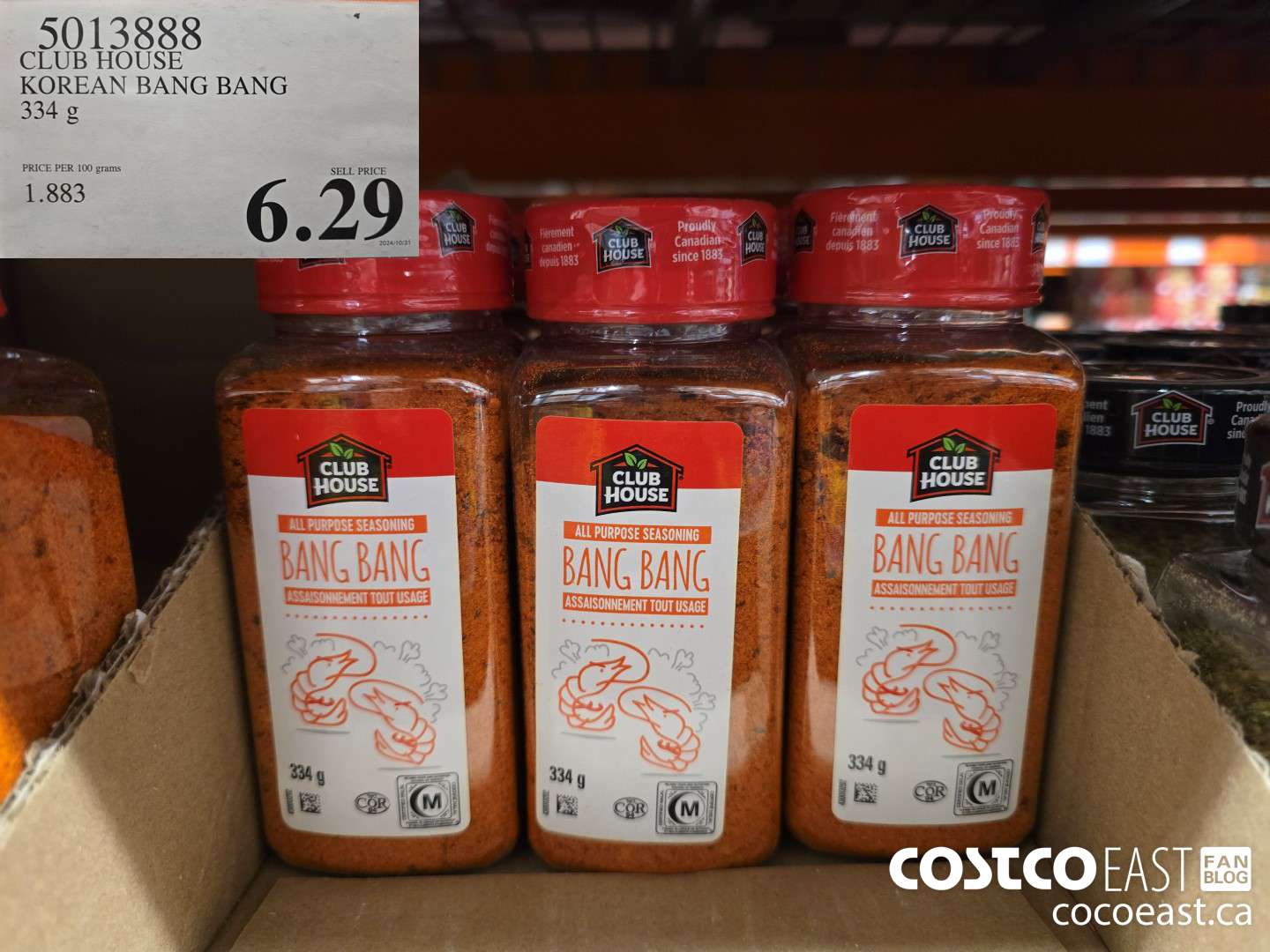 5013888 CLUB HOUSE KOREAN BANG BANG 334 G $6.29
