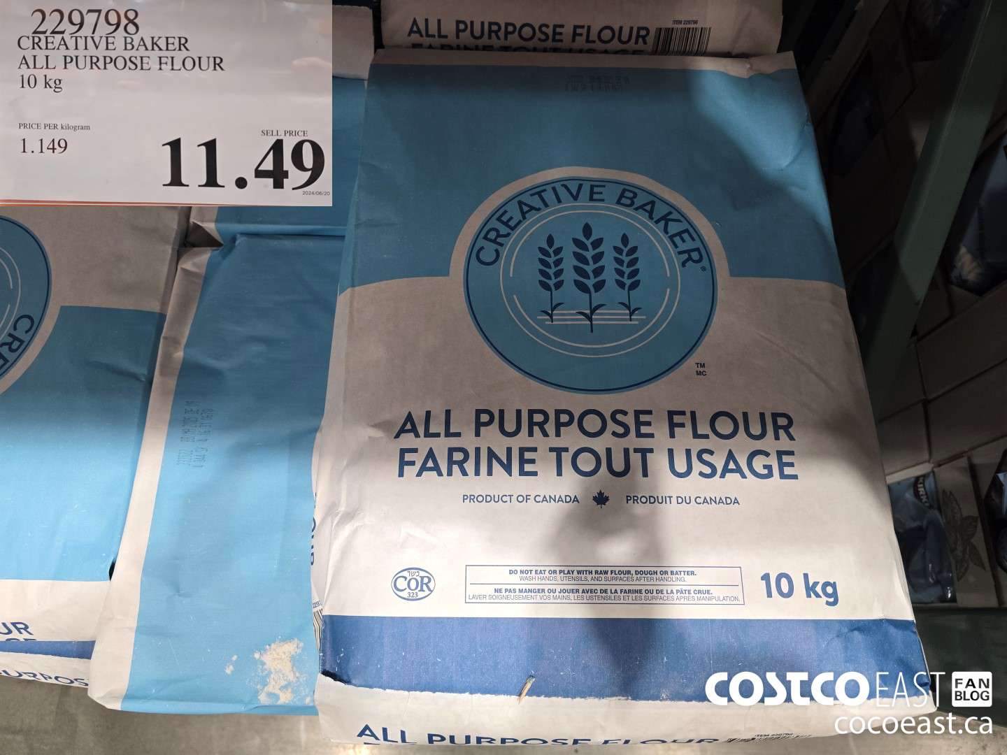 229798 CREATIVE BAKER ALL PURPOSE FLOUR 10 kg $11.49