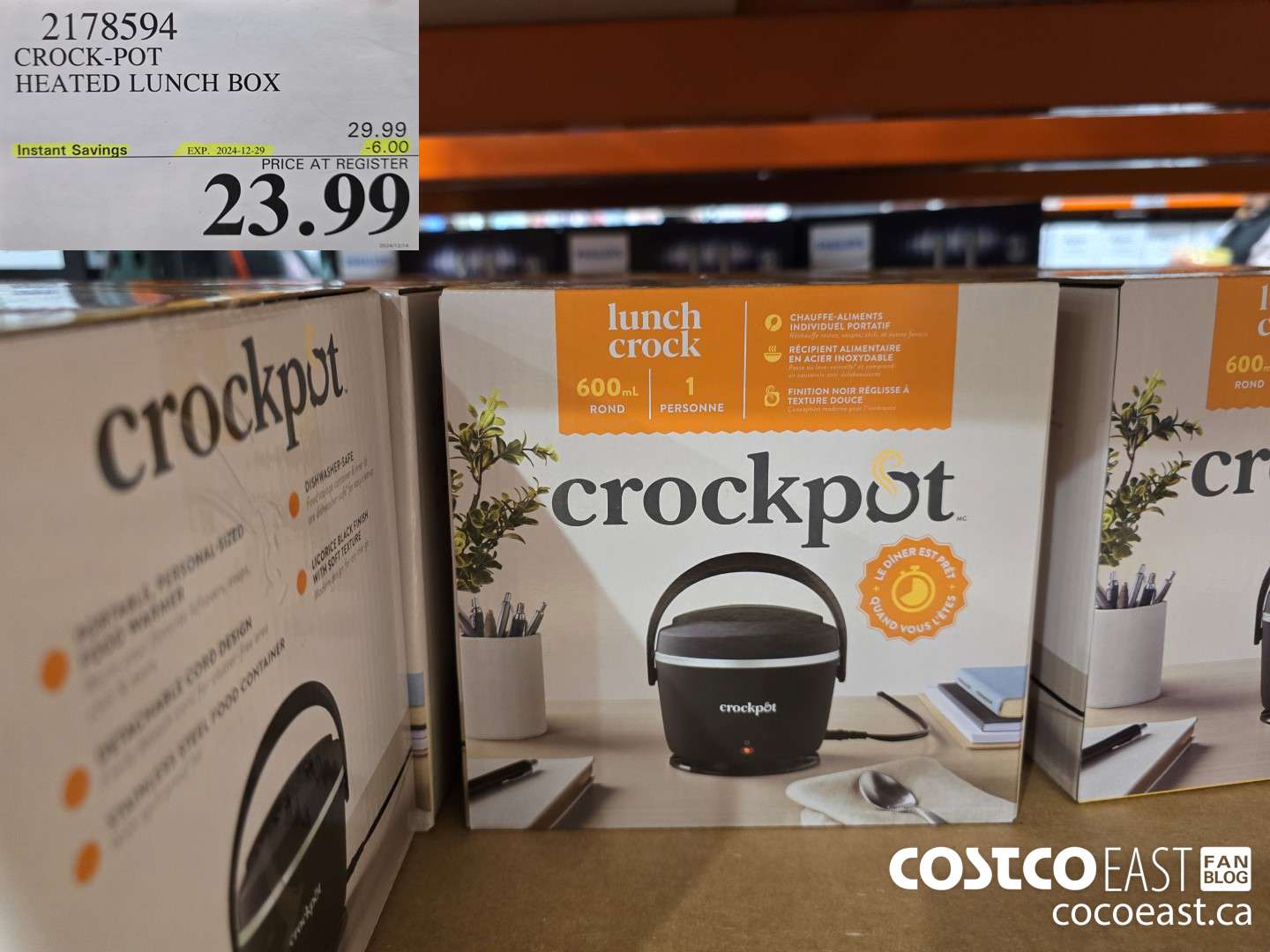 2178594 CROCK-POT HEATED LUNCH BOX ($6.00 INSTANT SAVINGS EXPIRES ON 2024-12-29) $23.99