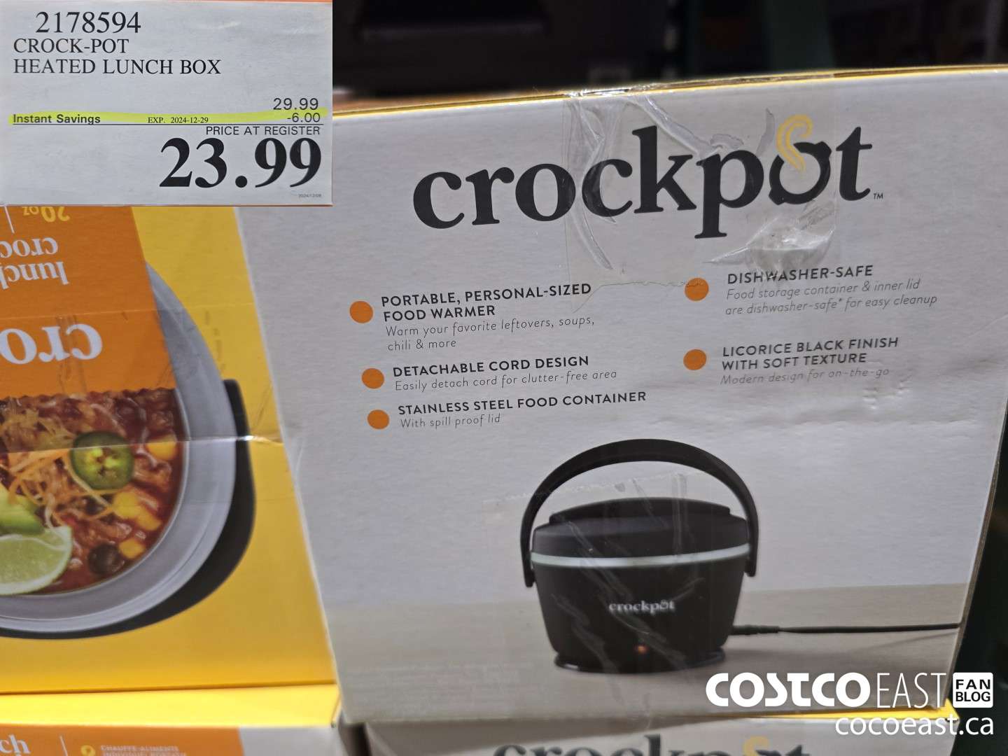 2178594 CROCK-POT HEATED LUNCH BOX ($6.00 INSTANT SAVINGS EXPIRES ON 2024-12-29) $23.99