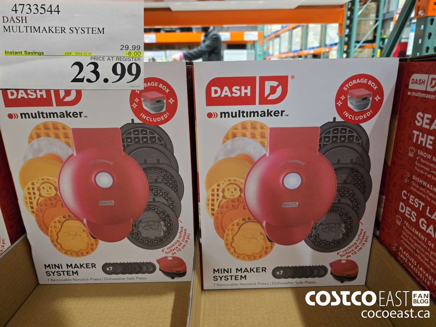 4733544 DASH MULTIMAKER SYSTEM ($6.00 INSTANT SAVINGS EXPIRES ON 2024-12-15) $23.99