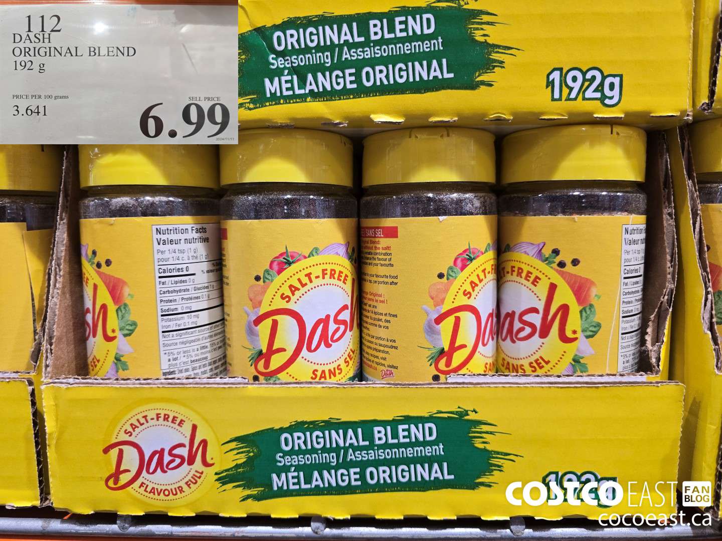 112 DASH ORIGINAL BLEND 192 G $6.99