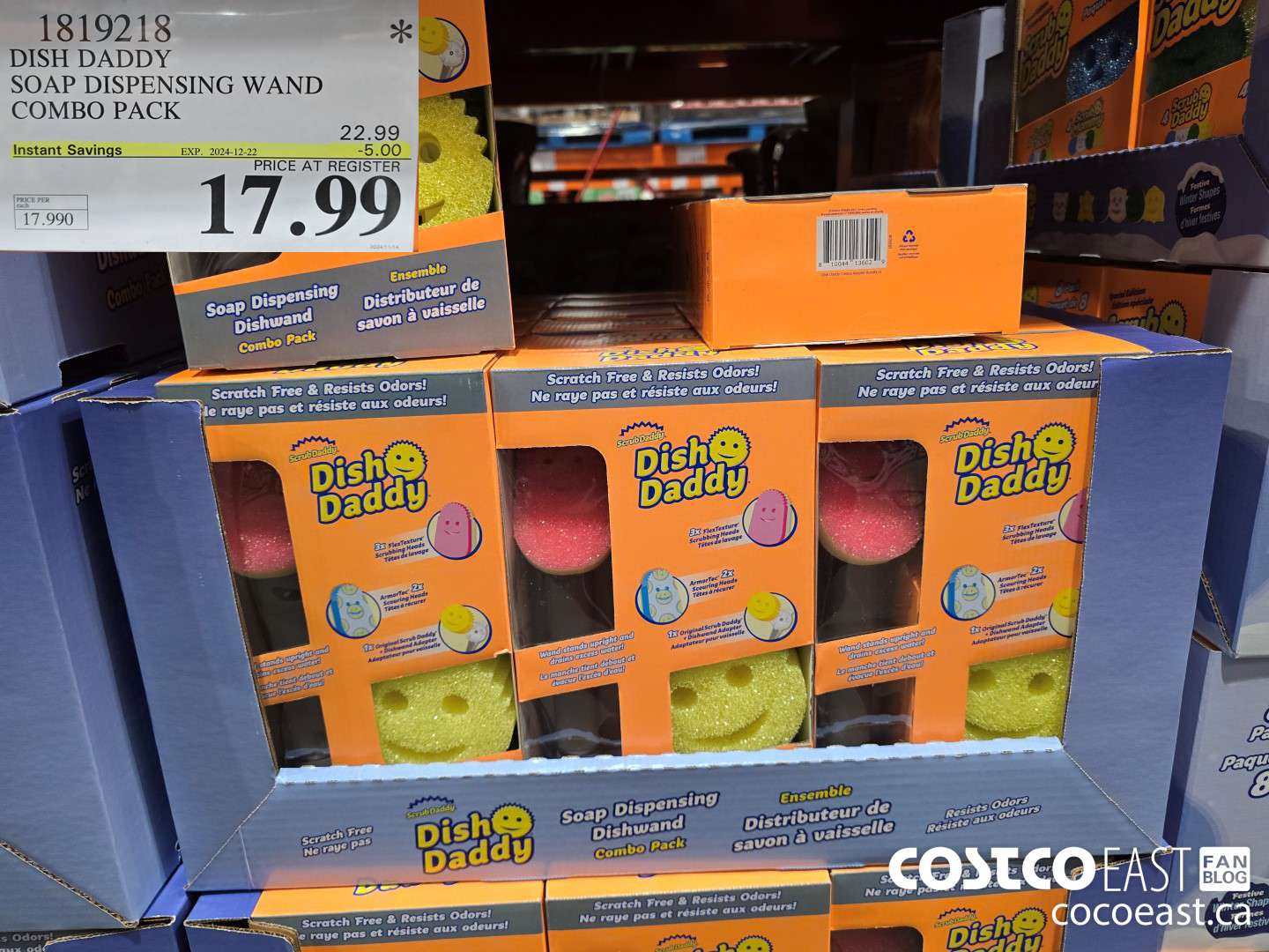 1819218 DISH DADDY SOAP DISPENSING WAND COMBO PACK ($5.00 INSTANT SAVINGS EXPIRES ON 2024-12-22) $17.99