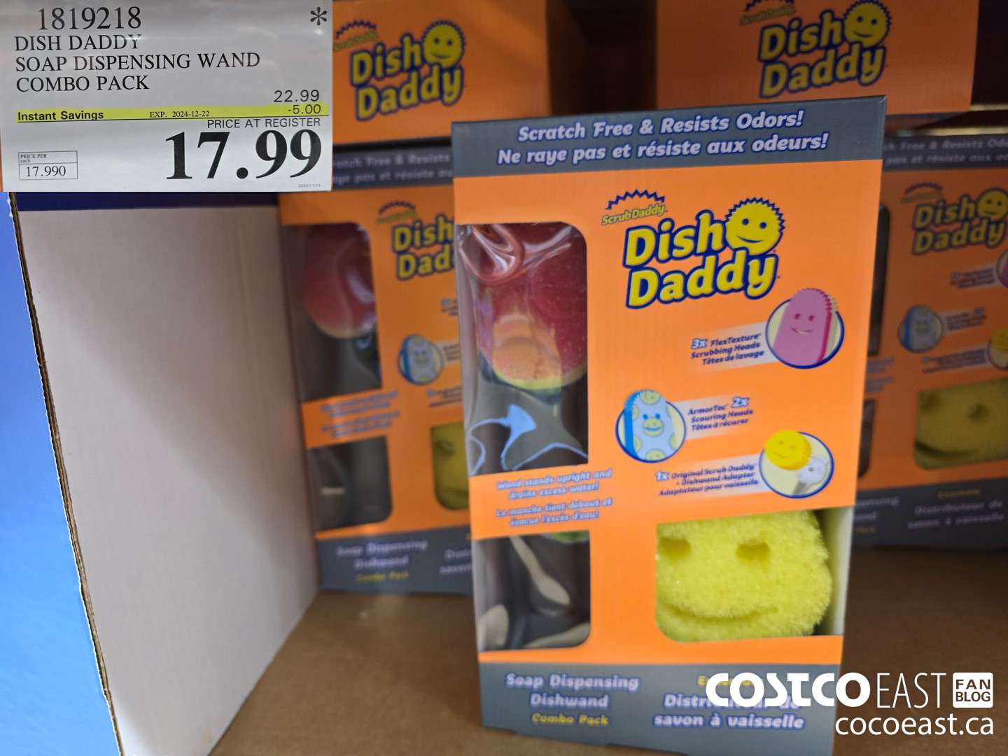 1819218 DISH DADDY SOAP DISPENSING WAND COMBO PACK ($5.00 INSTANT SAVINGS EXPIRES ON 2024-12-22) $17.99