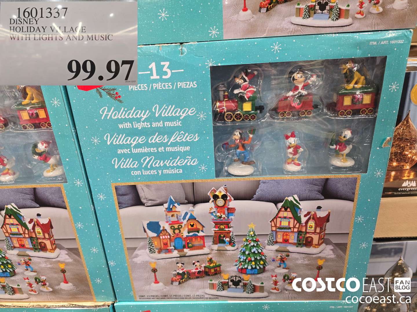 1601337 DISNEY HOLIDAY VILLAGE WITH LIGHTS AND MUSIC $99.97