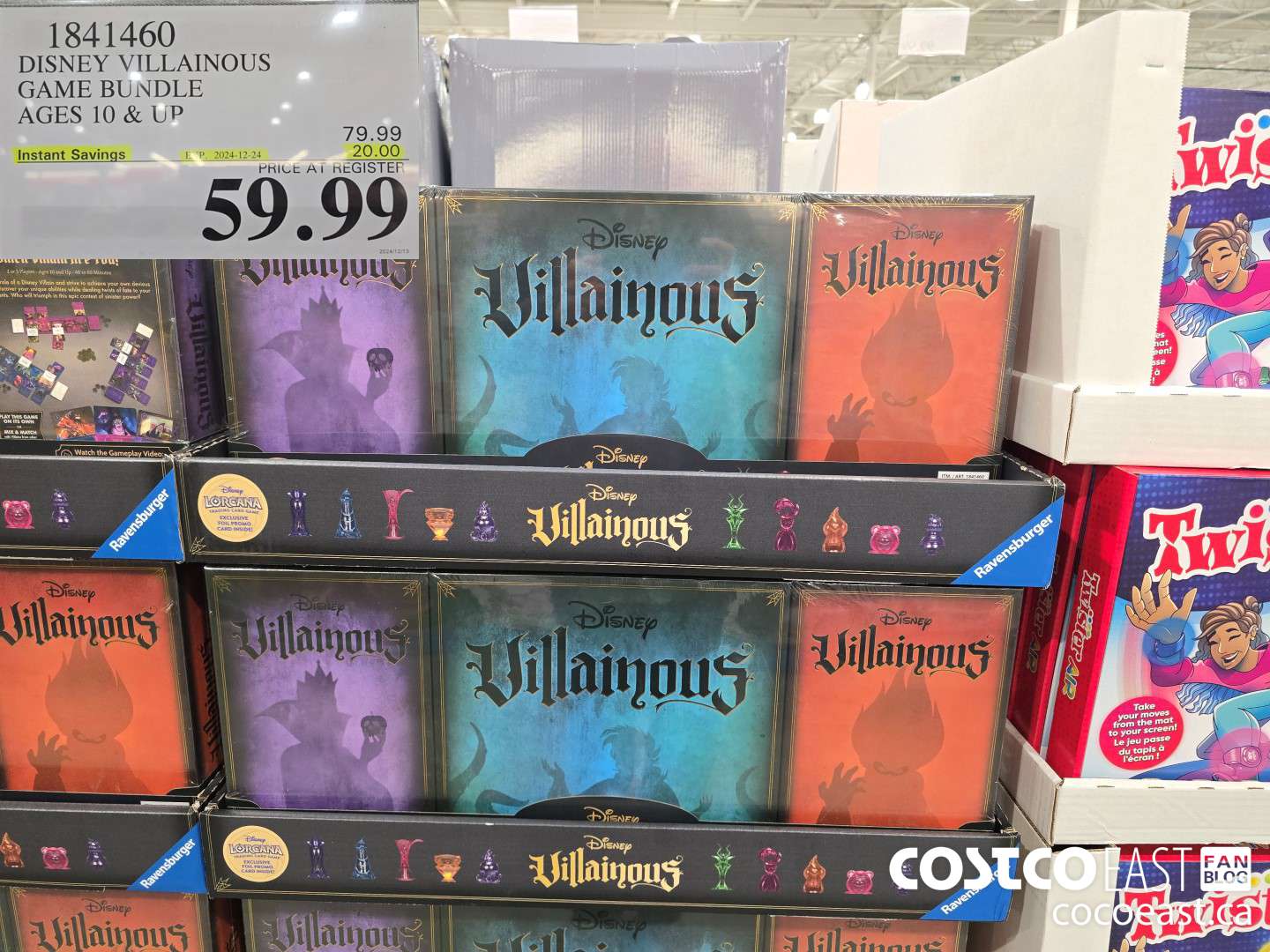 1841460 DISNEY VILLAINOUS GAME BUNDLE AGES 10 & UP ($20.00 INSTANT SAVINGS EXPIRES ON 2024-12-24) $59.99