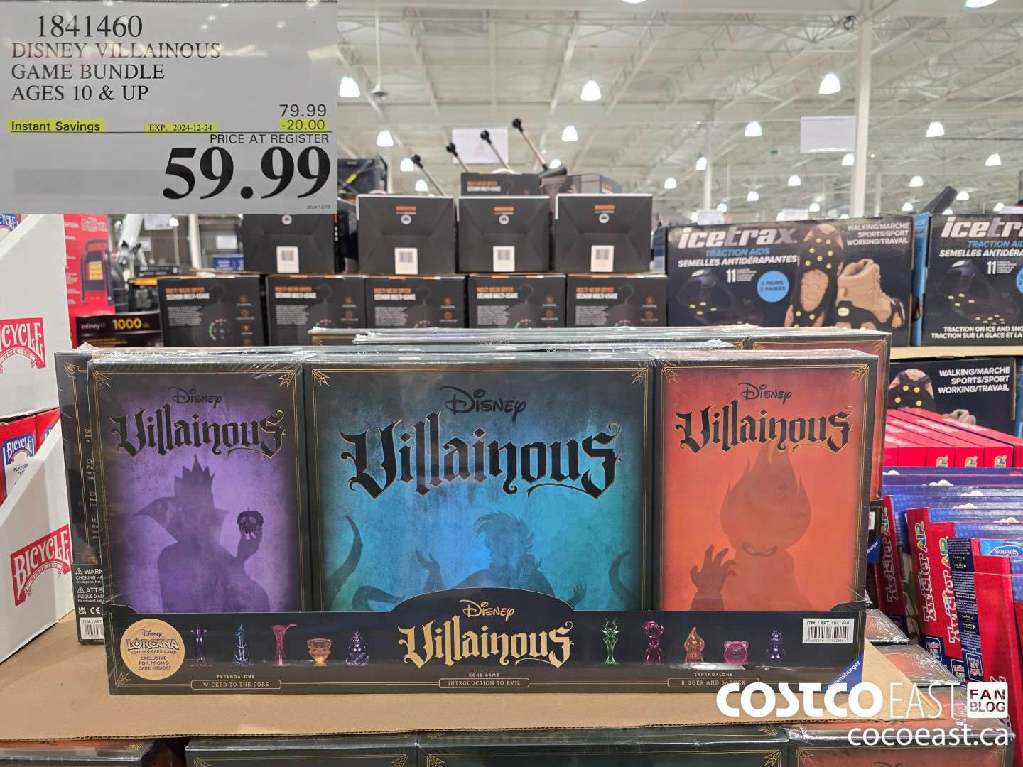 1841460 DISNEY VILLAINOUS GAME BUNDLE AGES 10 & UP ($20.00 INSTANT SAVINGS EXPIRES ON 2024-12-24) $59.99