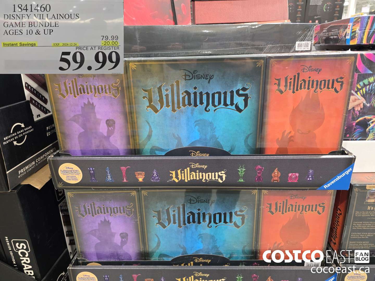 1841460 DISNEY VILLAINOUS GAME BUNDLE AGES 10 & UP ($20.00 INSTANT SAVINGS EXPIRES ON 2024-12-24) $59.99