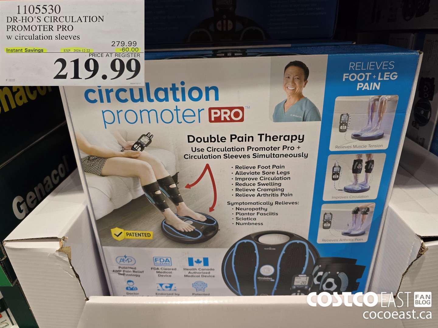 1105530 DR-HO'S CIRCULATION PROMOTER PRO w circulation sleeves ($60.00 INSTANT SAVINGS EXPIRES ON 2024-12-22) $219.99