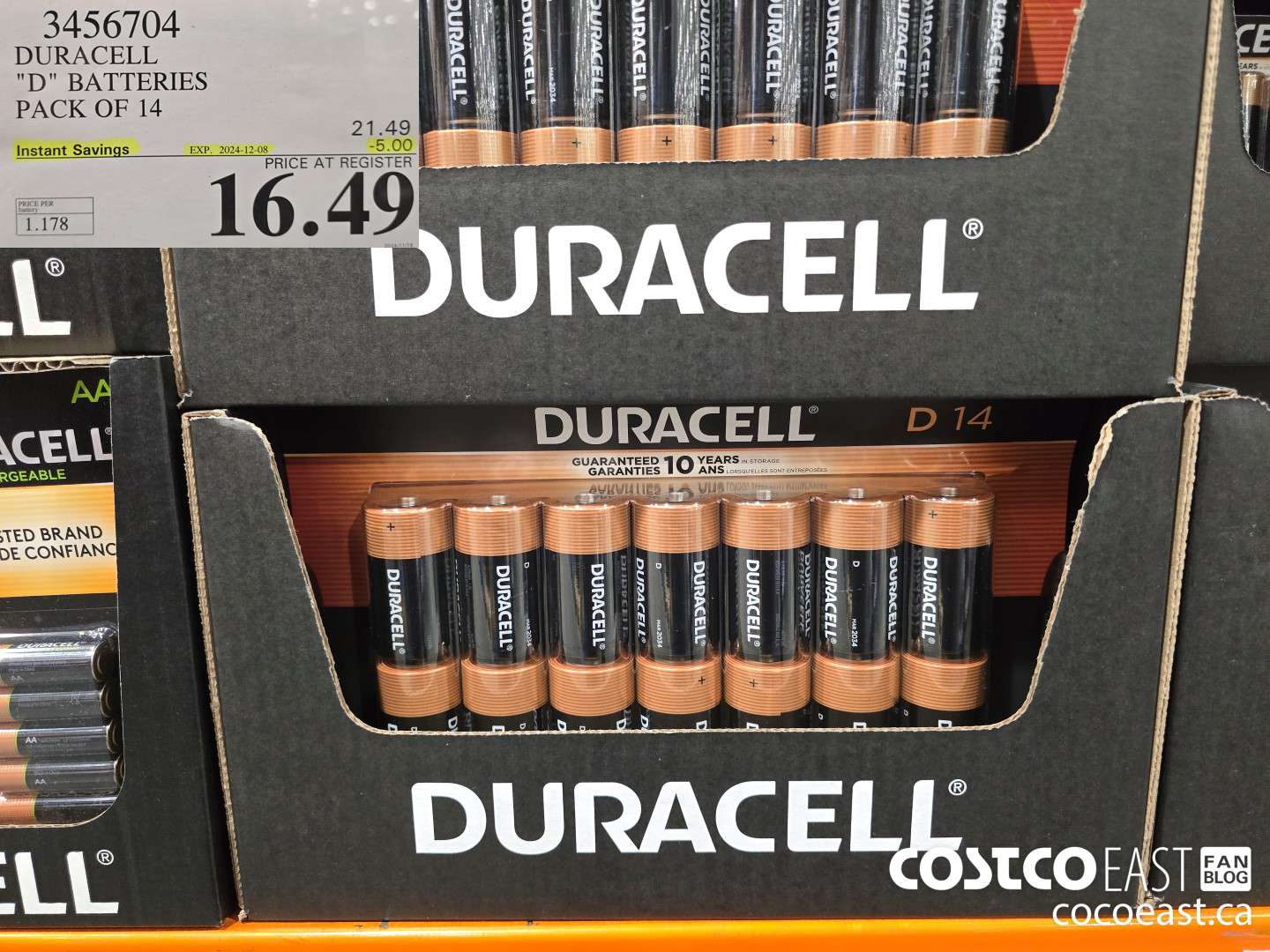 3456704 DURACELL 