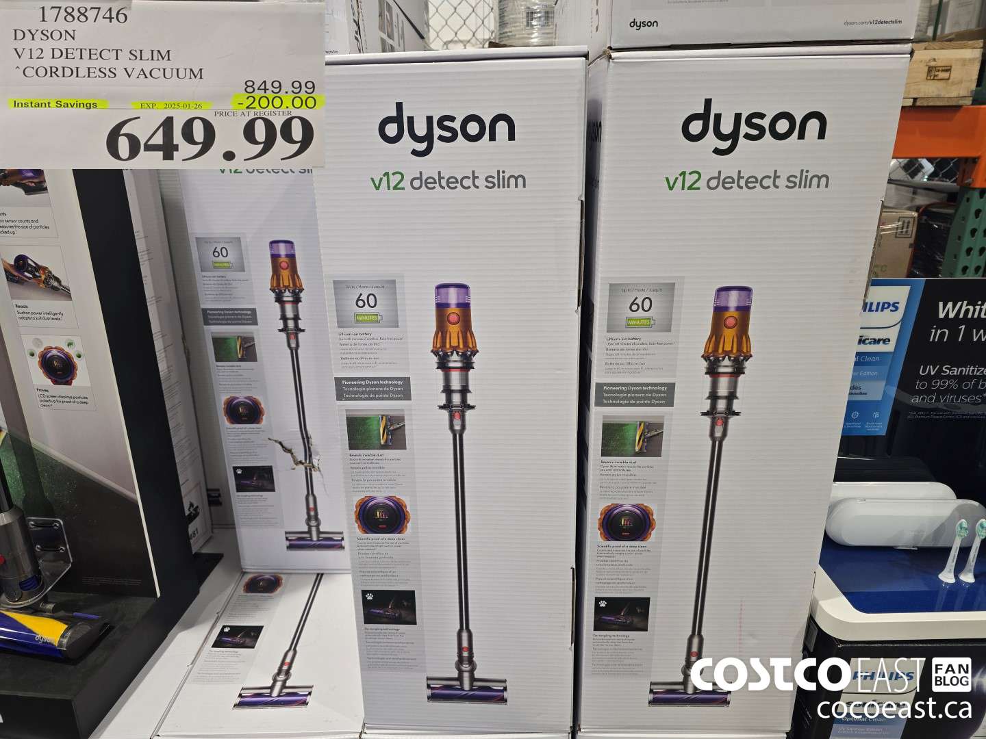 1788746 DYSON V12 DETECT SLIM CORDLESS VACUUM ($200.00 INSTANT SAVINGS EXPIRES ON 2024-01-26) $649.99
