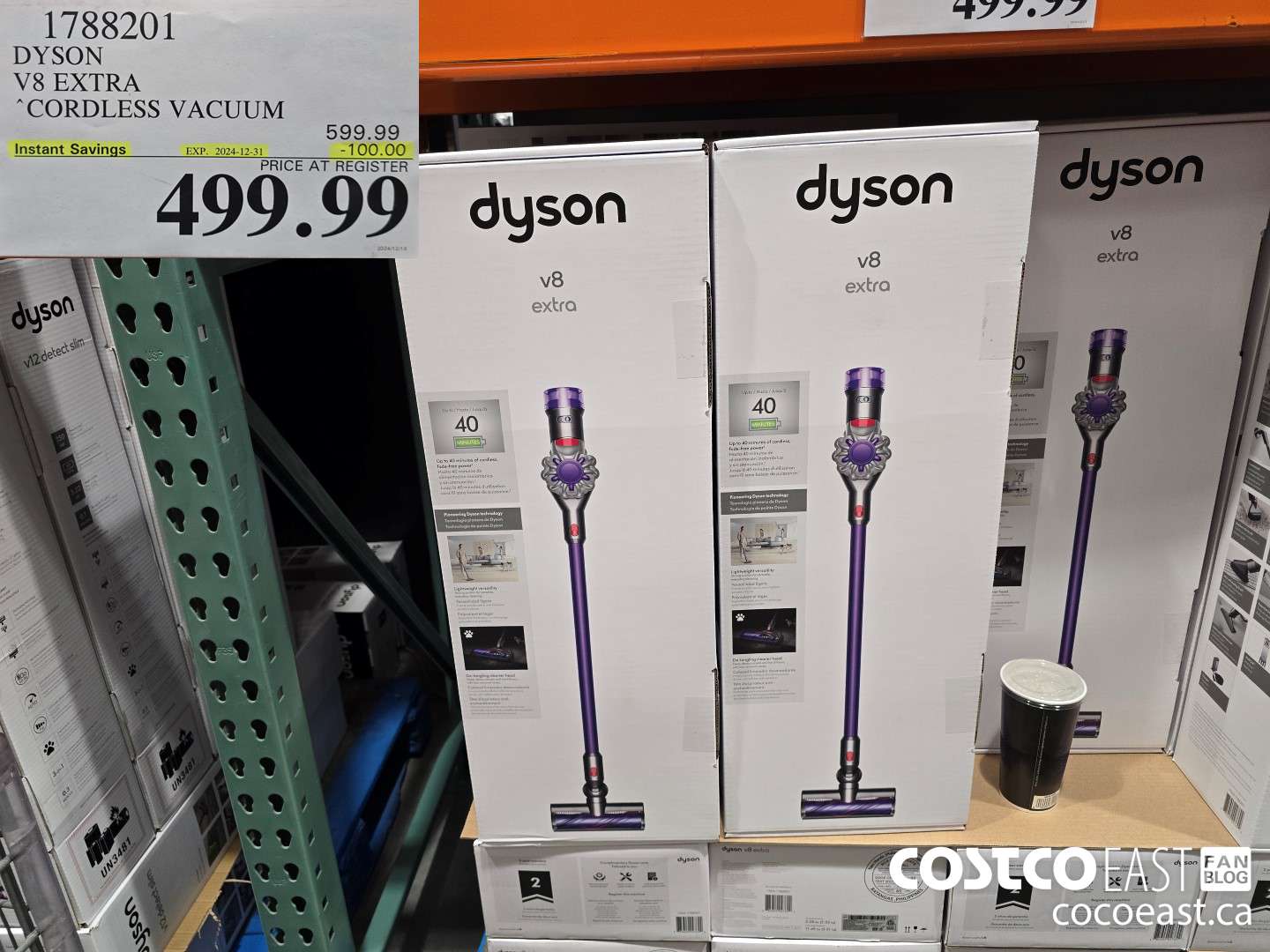 1788201 DYSON V8 EXTRA “CORDLESS VACUUM ($100.00 INSTANT SAVINGS EXPIRES ON 2024-12-31) $499.99