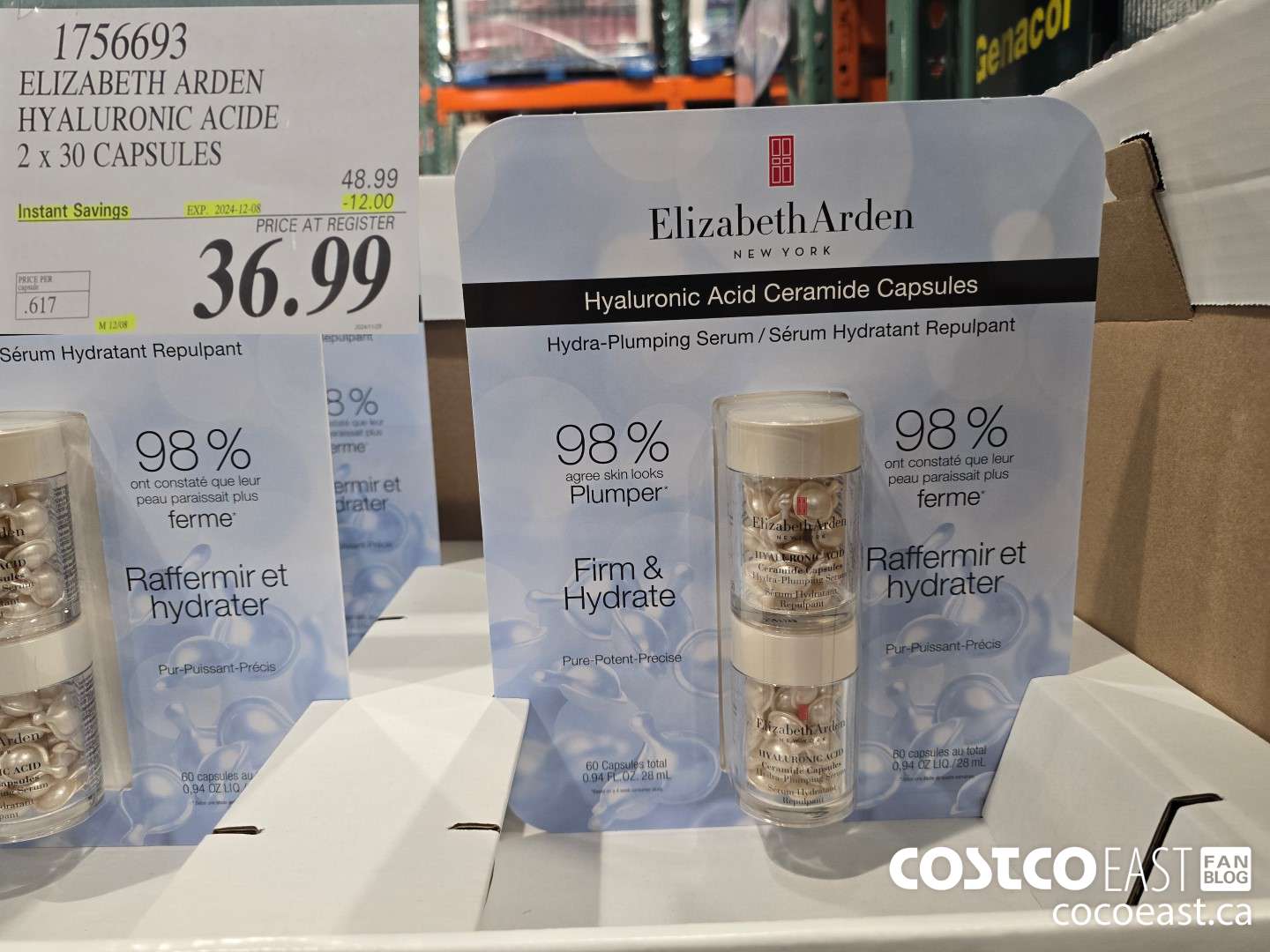 1756693 ELIZABETH ARDEN HYALURONIC ACID 2 x 30 CAPSULES ($12.00 INSTANT SAVINGS EXPIRES ON 2024-12-08) $36.99