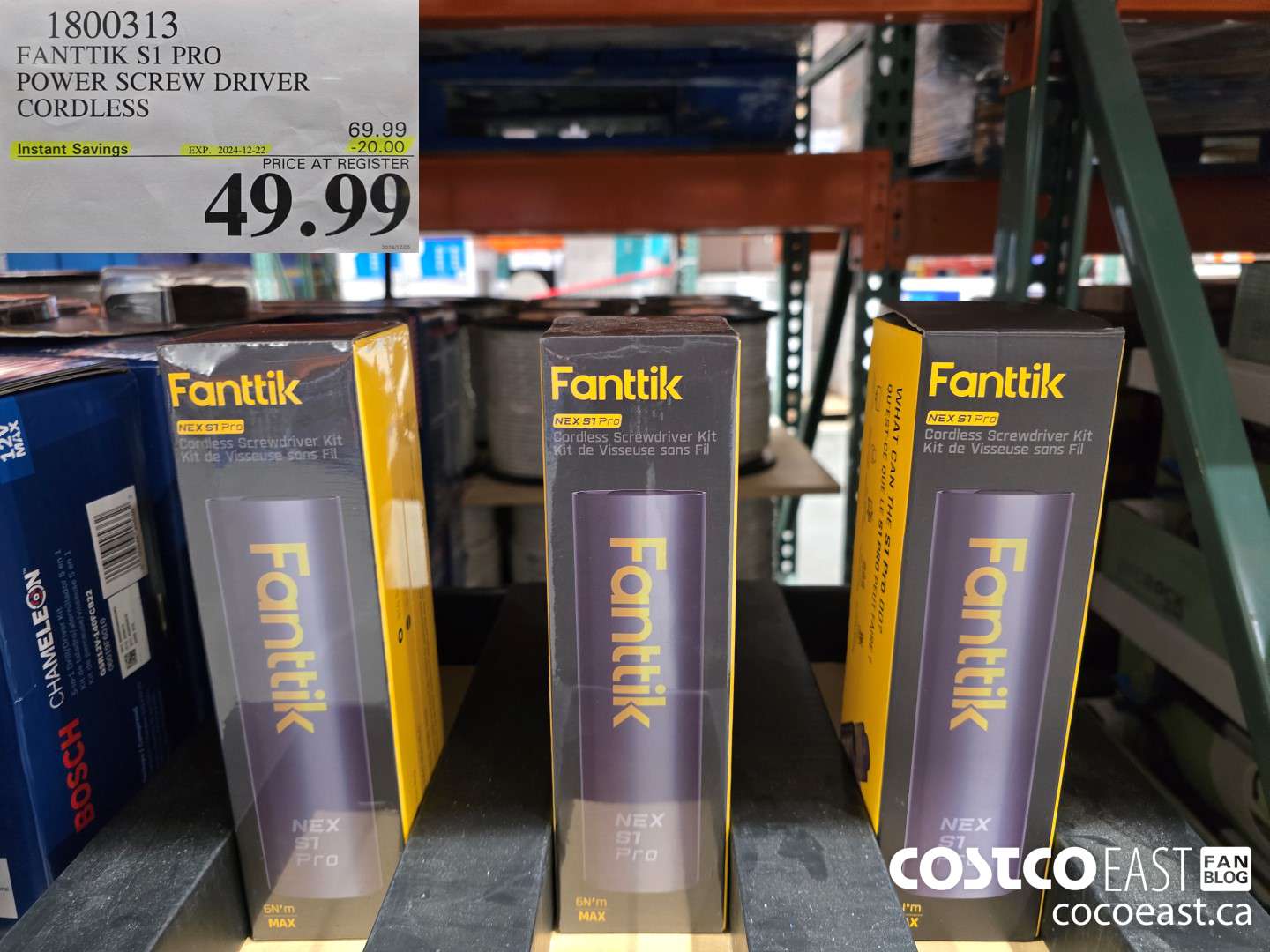 1800313 FANTTIK S1 PRO POWER SCREW DRIVER CORDLESS ($20.00 INSTANT SAVINGS EXPIRES ON 2024-12-22) $49.99