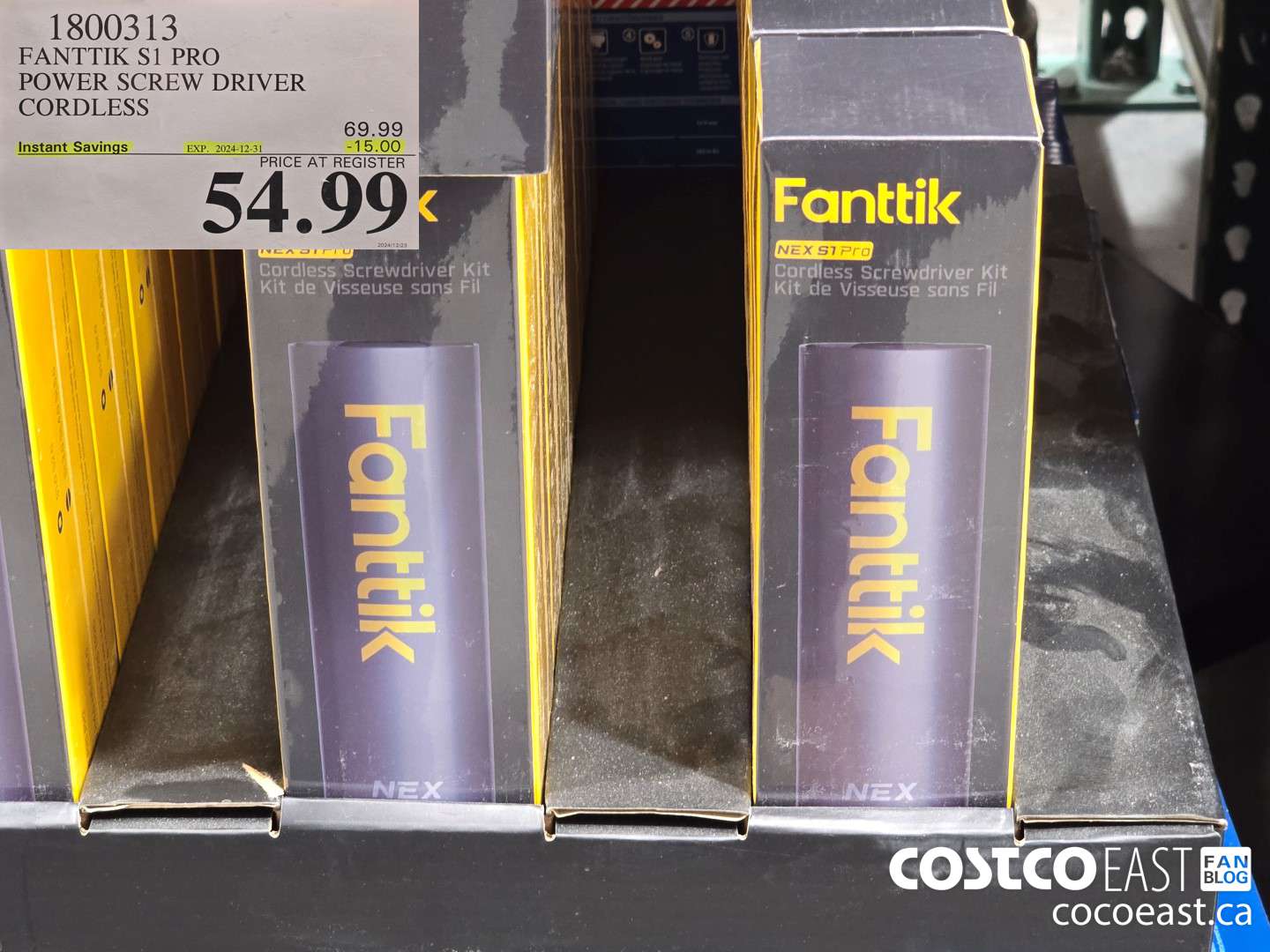 1800313 FANTTIK S1 PRO POWER SCREW DRIVER CORDLESS ($15.00 INSTANT SAVINGS EXPIRES ON 2024-12-31) $54.99