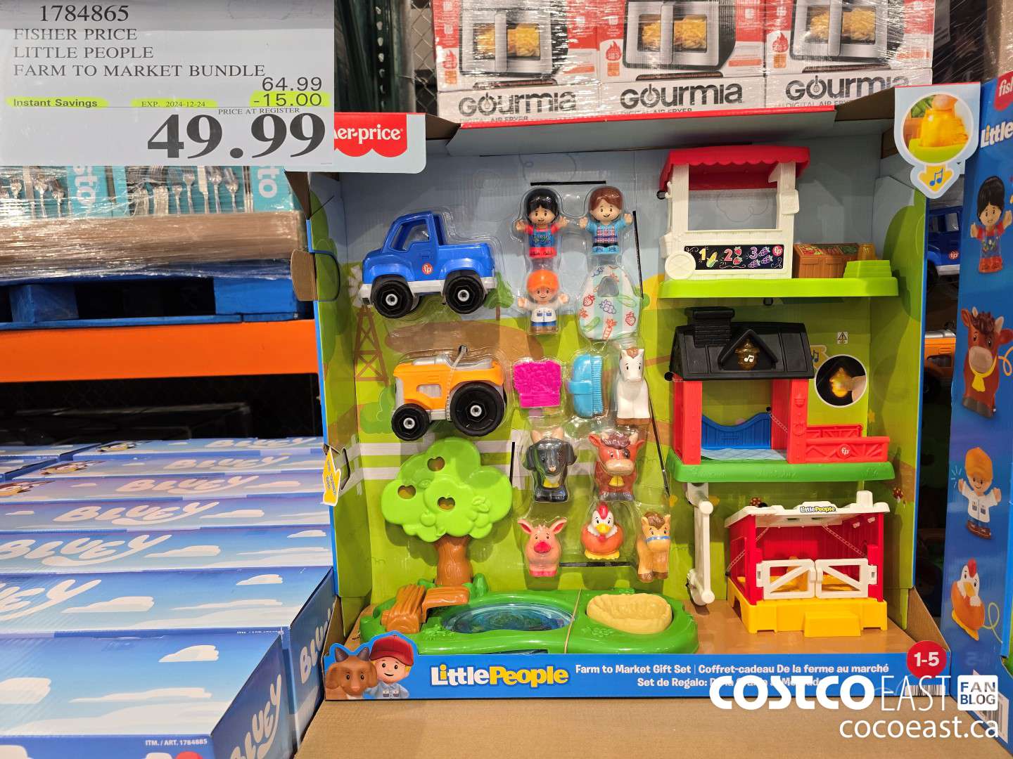 1784865 FISHER PRICE LITTLE PEOPLE FARM TO MARKET BUNDLE ($15.00 INSTANT SAVINGS EXPIRES ON 2024-12-24) $49.99