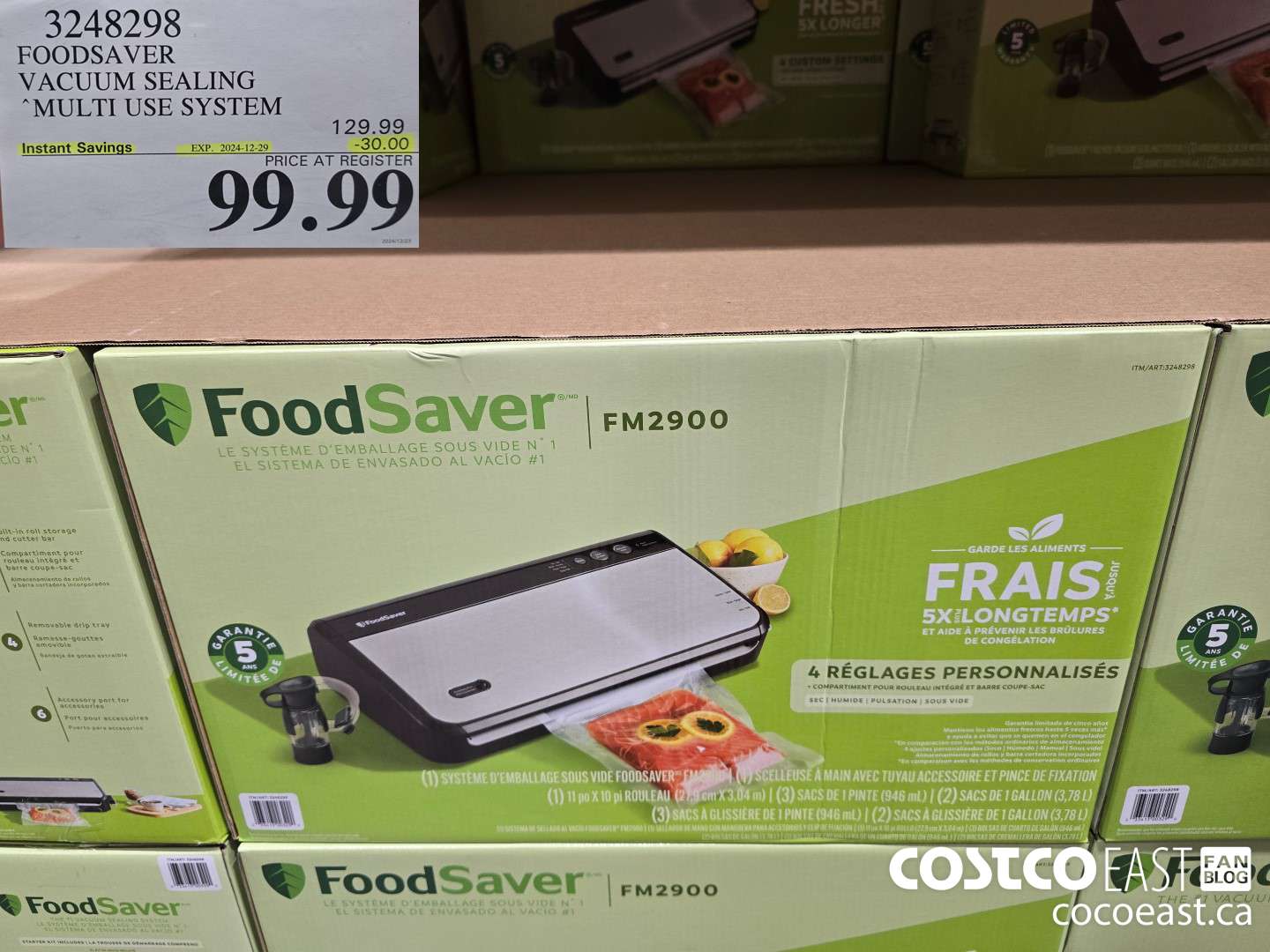 3248298 FOODSAVER VACUUM SEALING MULTI USE SYSTEM ($30.00 INSTANT SAVINGS EXPIRES ON 2024-12-29) $99.99