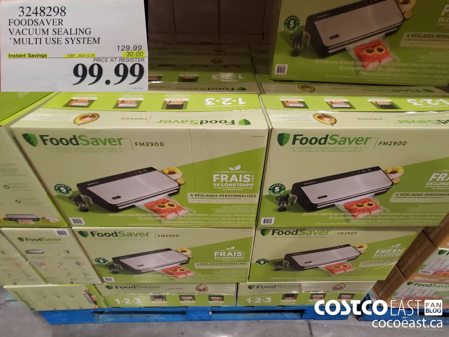 3248298 FOODSAVER VACUUM SEALING MULTI USE SYSTEM ($30.00 INSTANT SAVINGS EXPIRES ON 2024-12-29) $99.99