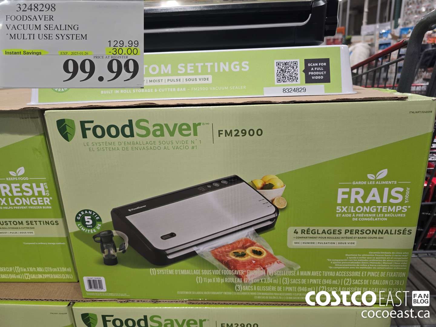 3248298 FOODSAVER VACUUM SEALING MULTI USE SYSTEM ($30.00 INSTANT SAVINGS EXPIRES ON 2025-01-26) $99.99
