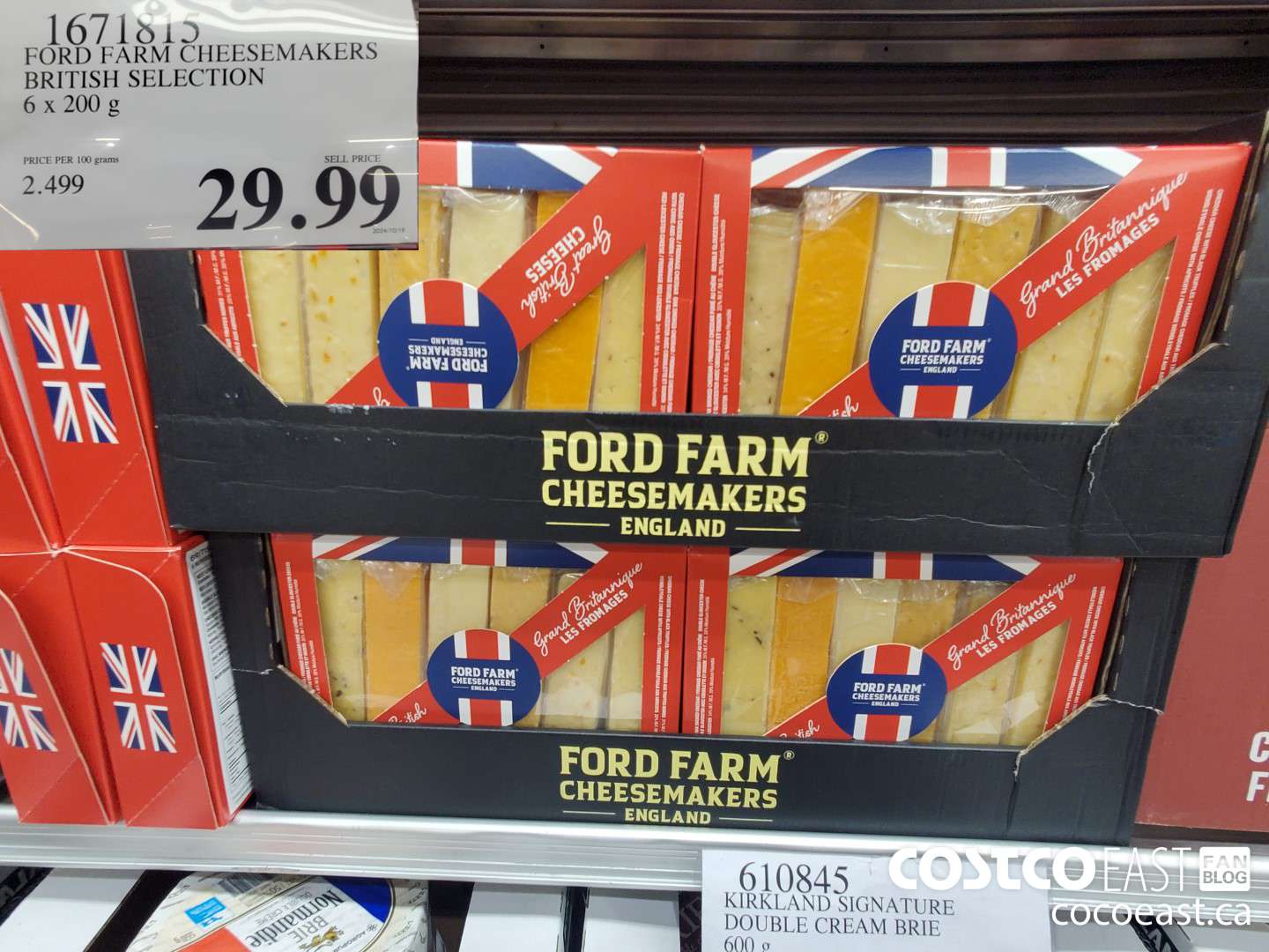 1671815 FORD FARM CHEESEMAKERS BRITISH SELECTION 6 x 200 g $29.99