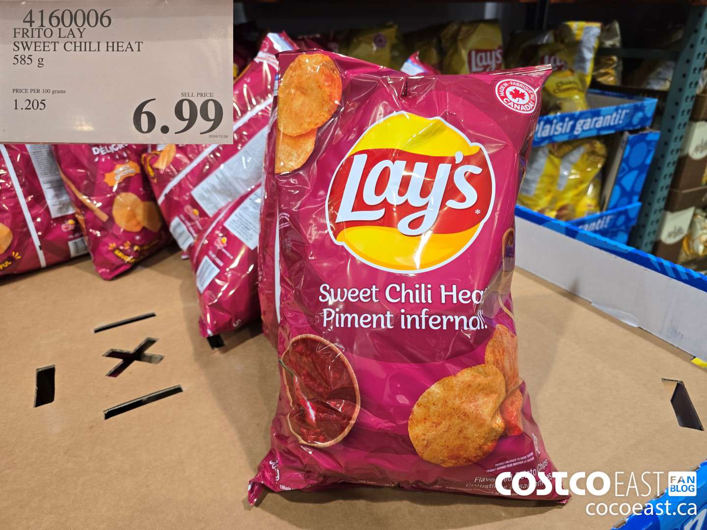 4160006 FRITO LAY SWEET CHILI HEAT 585 g $6.99