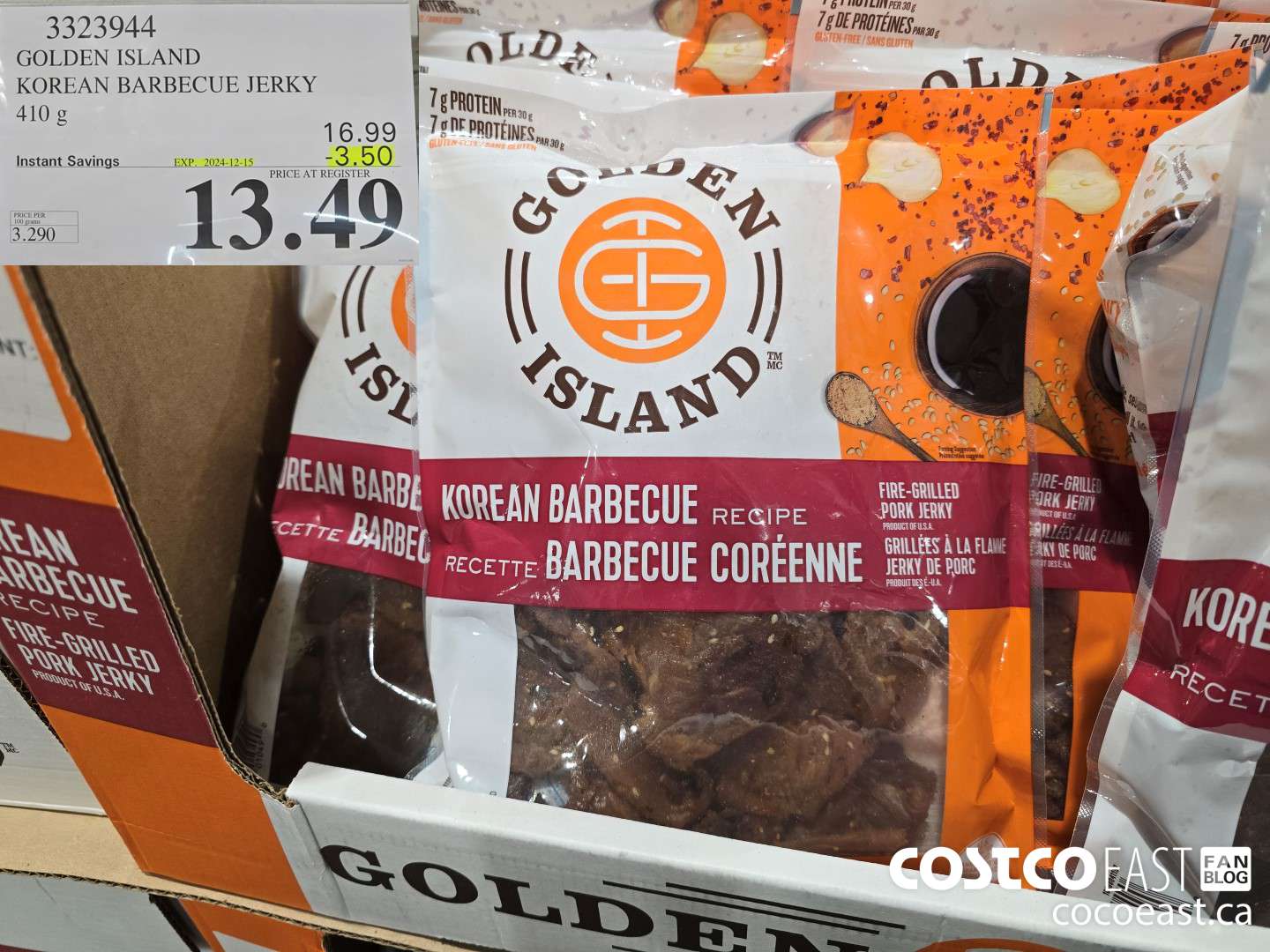 3323944 GOLDEN ISLAND KOREAN BARBECUE RECIPE 410 g ($3.50 INSTANT SAVINGS EXPIRES ON 2024-12-15) $13.49