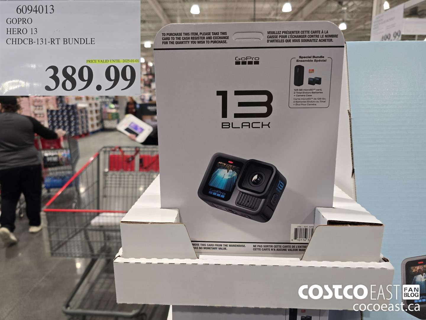 6094013 GOPRO HERO 13 CHDCB-131-RT BUNDLE $389.99