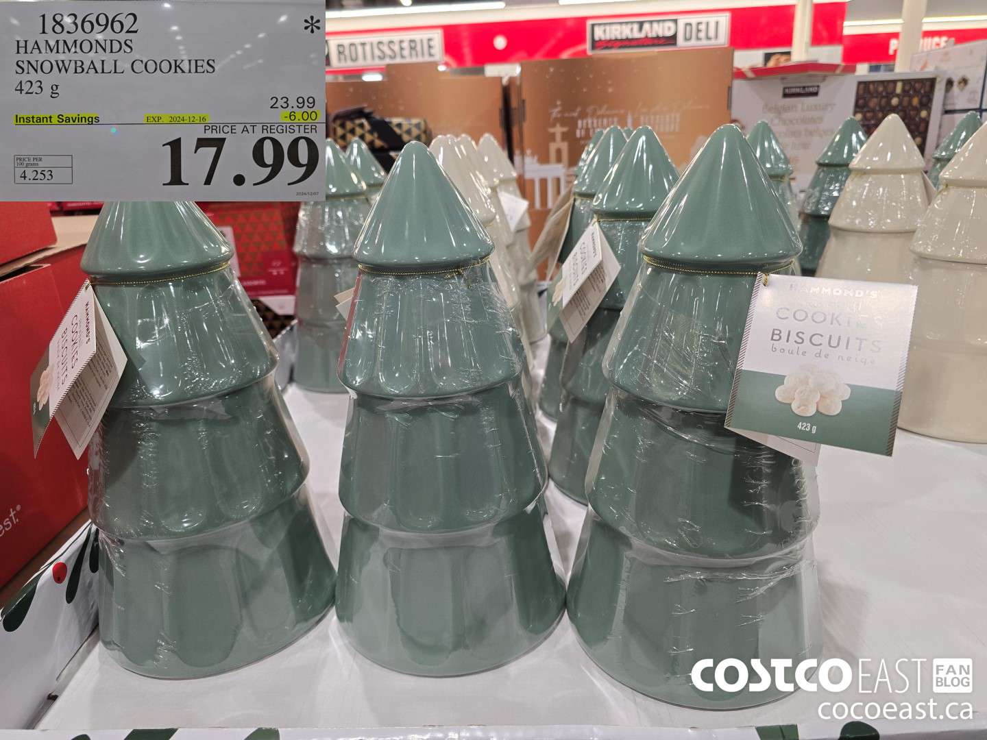 1836962 HAMMONDS SNOWBALL COOKIES 423 g ($6.00 INSTANT SAVINGS EXPIRES ON 2024-12-16) $17.99