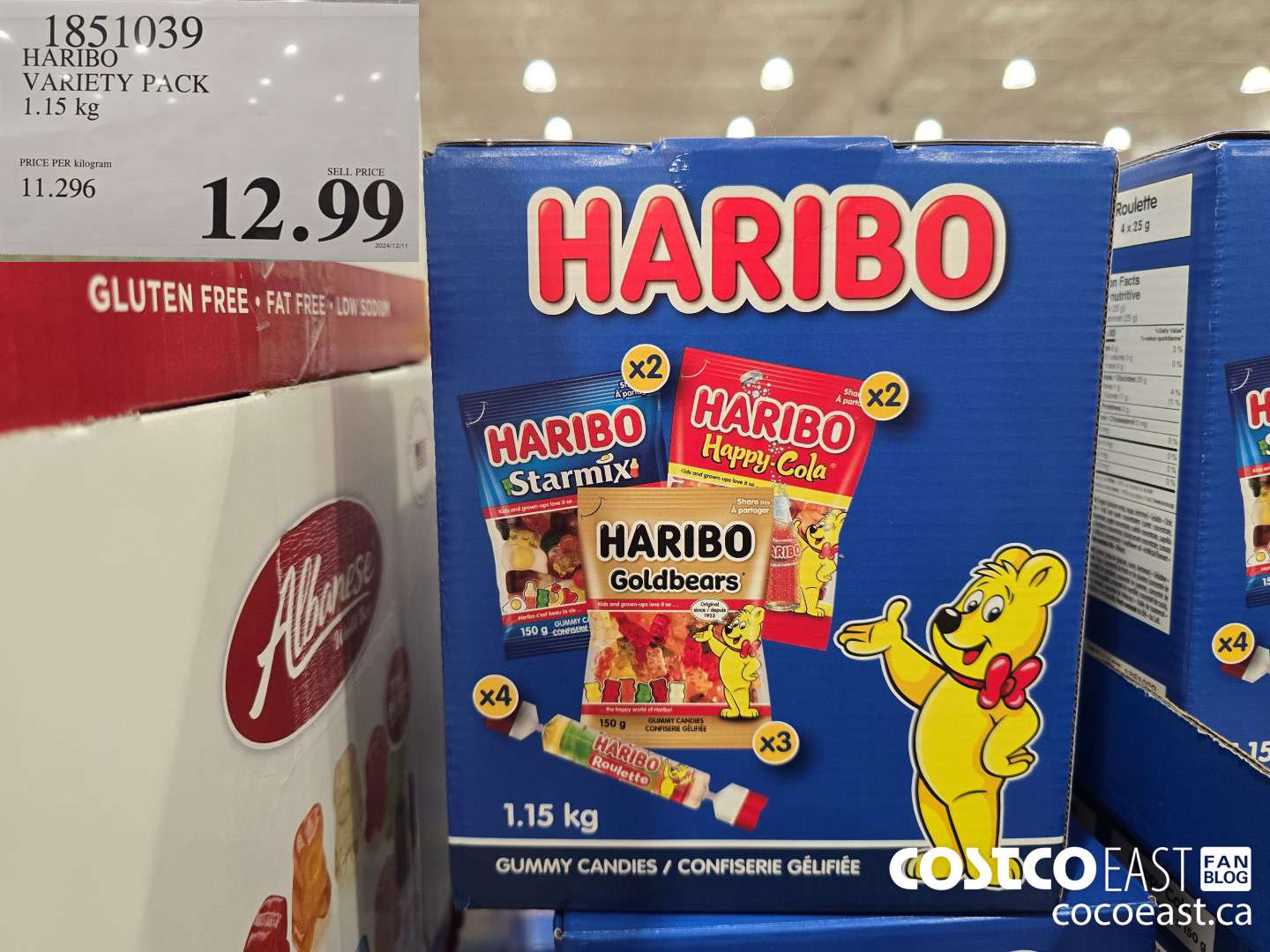 1851039 HARIBO VARIETY PACK 1.15 kg $12.99