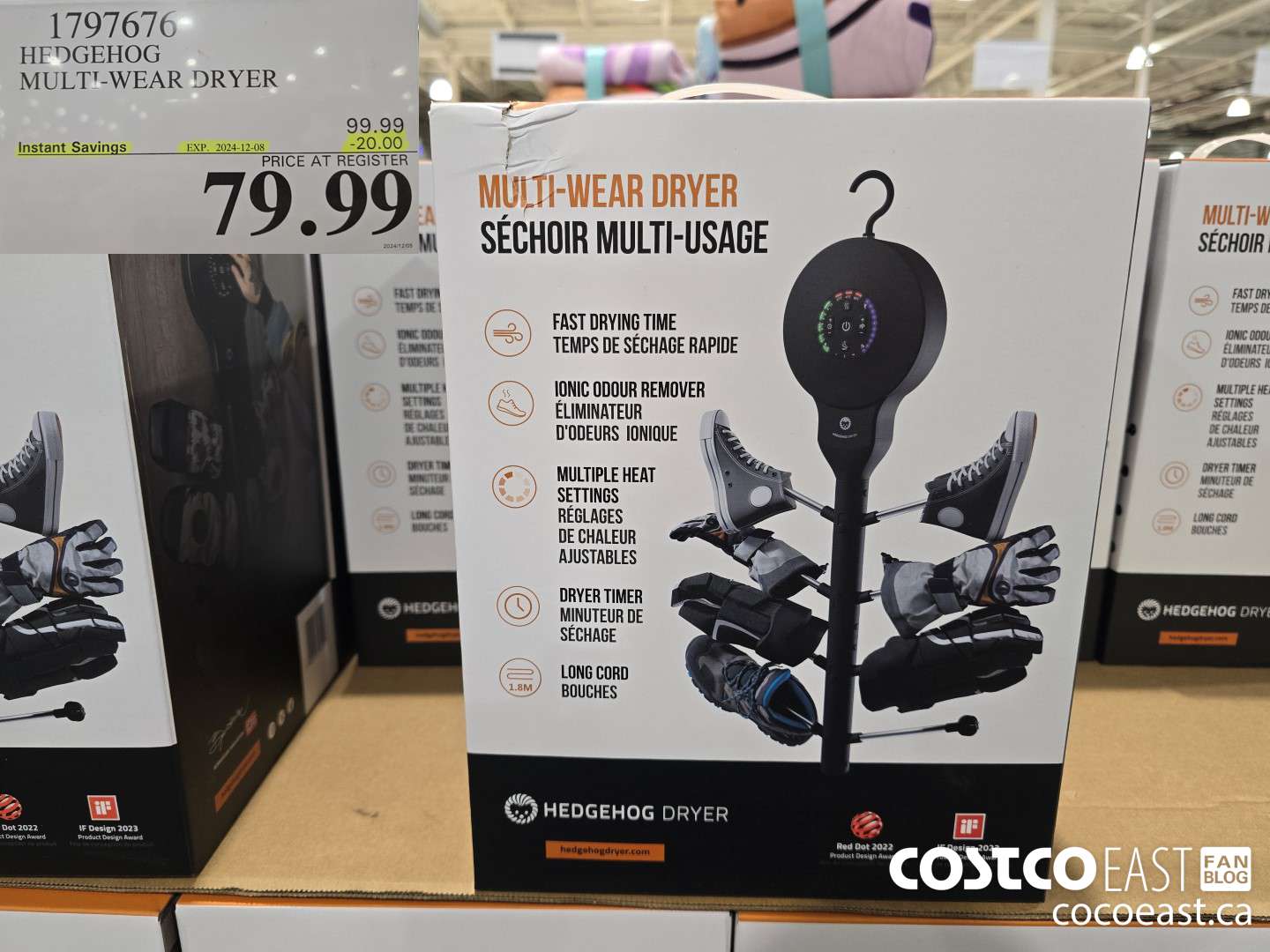 1797676 HEDGEHOG MULTI-WEAR DRYER ($20.00 INSTANT SAVINGS EXPIRES ON 2024-12-08) $79.99