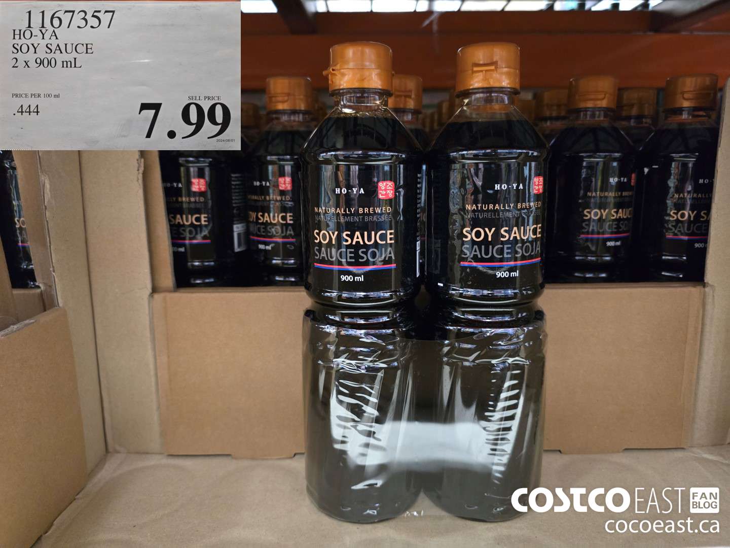 1167357 HO-YA SOY SAUCE 2 X 900 ML $7.99