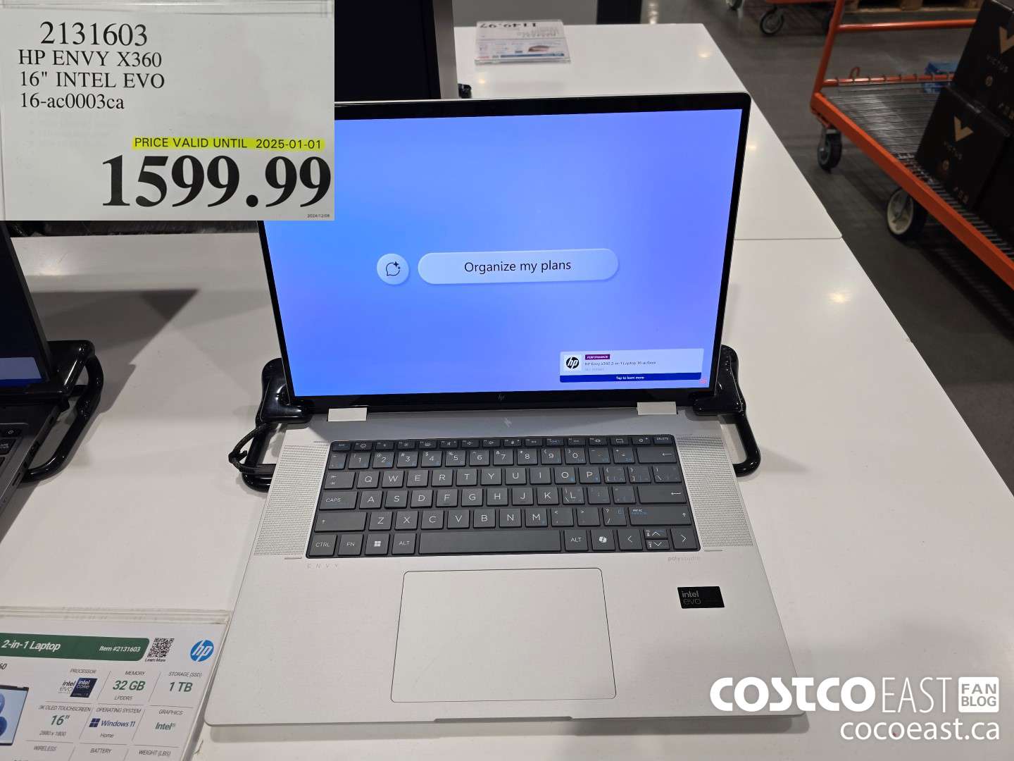 2131603 HP ENVY X360 16